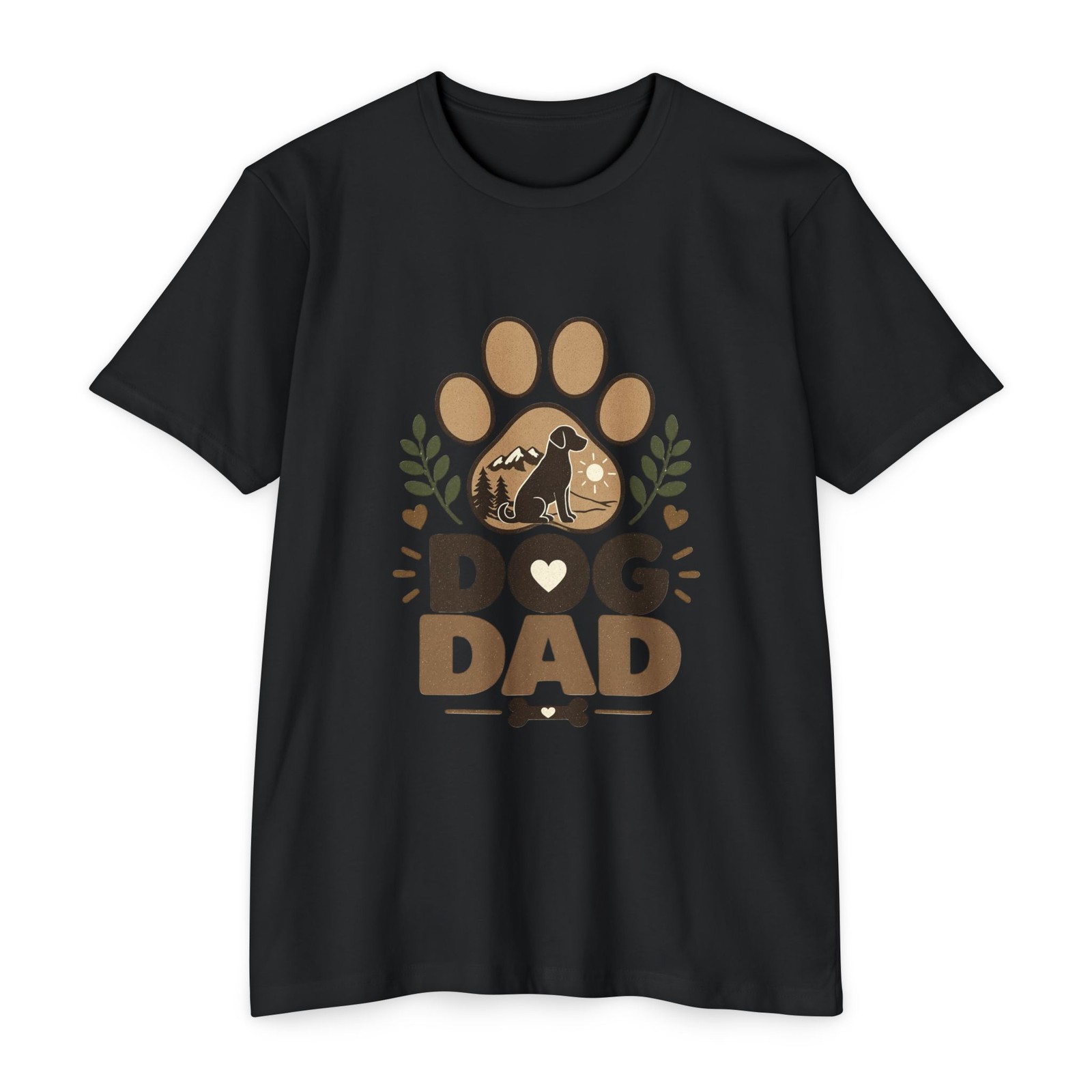 Dog Dad T-Shirt CVC Jersey Soft Comfy Unisex Made in USA