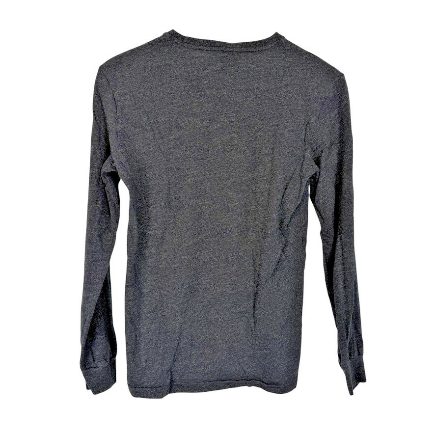 POLO RALPH LAUREN Long Sleeve T-Shirt Mens XS Charcoal Gray Logo Classic Preppy