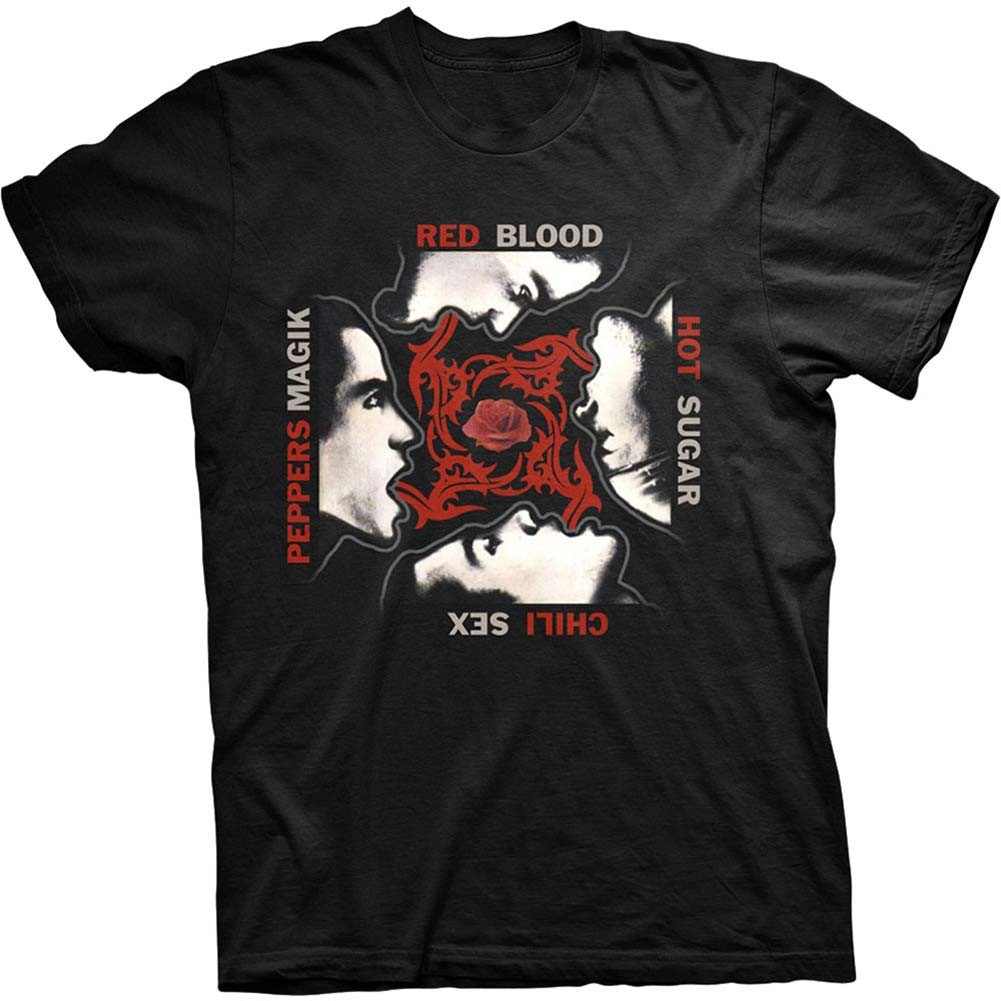 Men&rsquo;s Red Hot Chili Peppers Blood/Sugar/Sex/Magic Slim Fit T-shirt X-Large Black