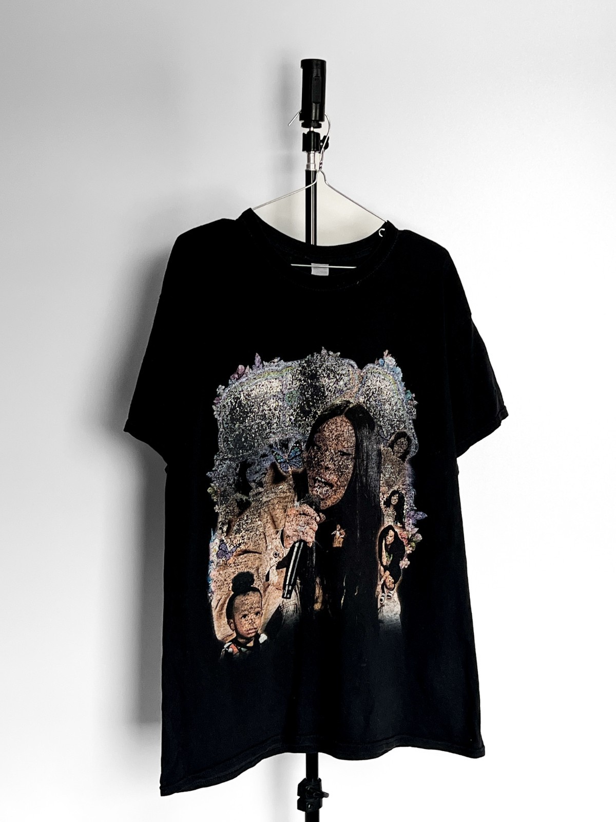 GILDAN SZA Graphic Black Rap Tee Style R&B Singer Sit Back And Relax Your Mind