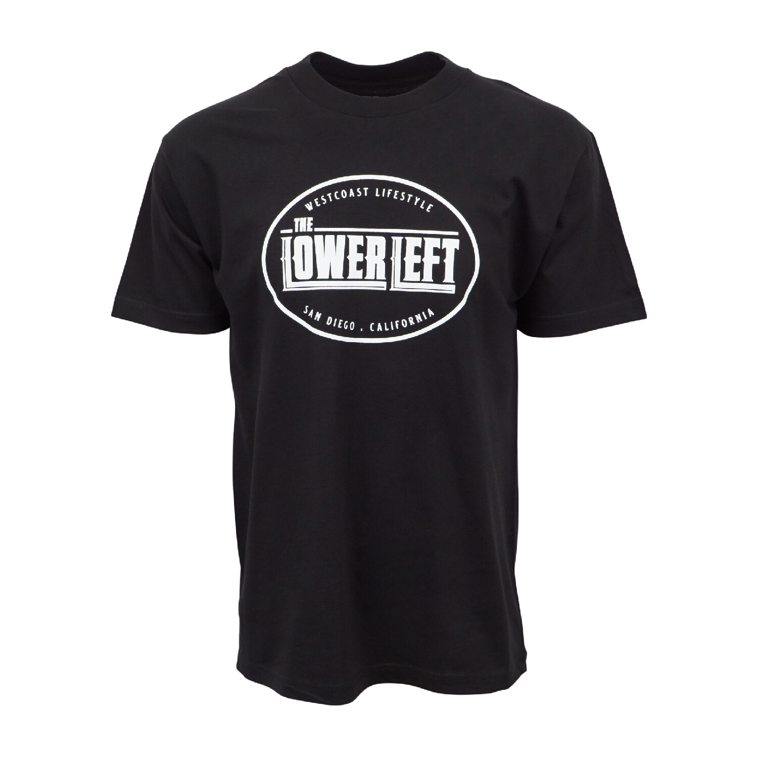 TRIBAL GEAR MENS WEST COAST THE LOWER LEFT SAN DIEGO CALIFORNIA T SHIRT