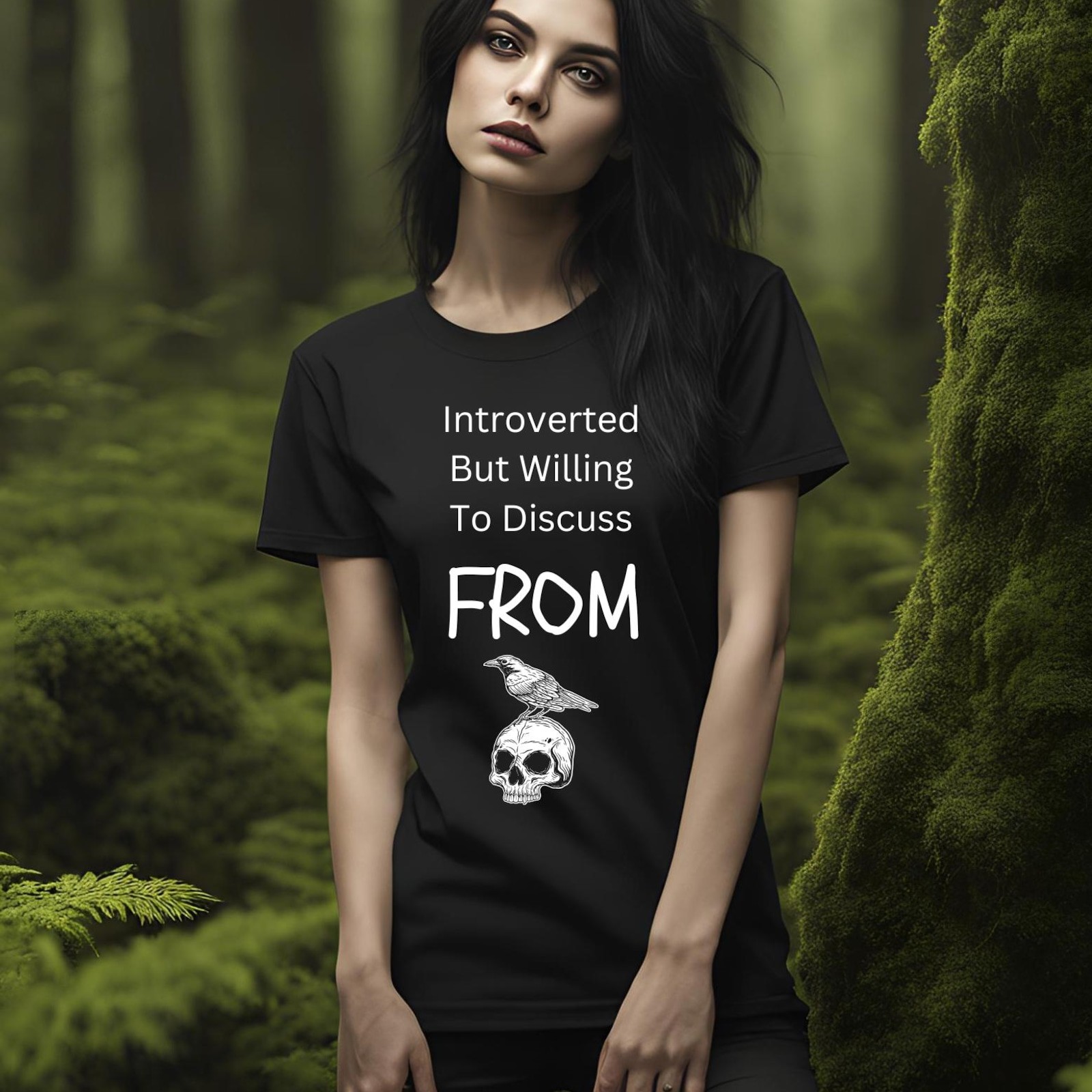 #26 FROM TV Show Fan Unisex Tee, Introverted but willing to discuss FROM, Cotton