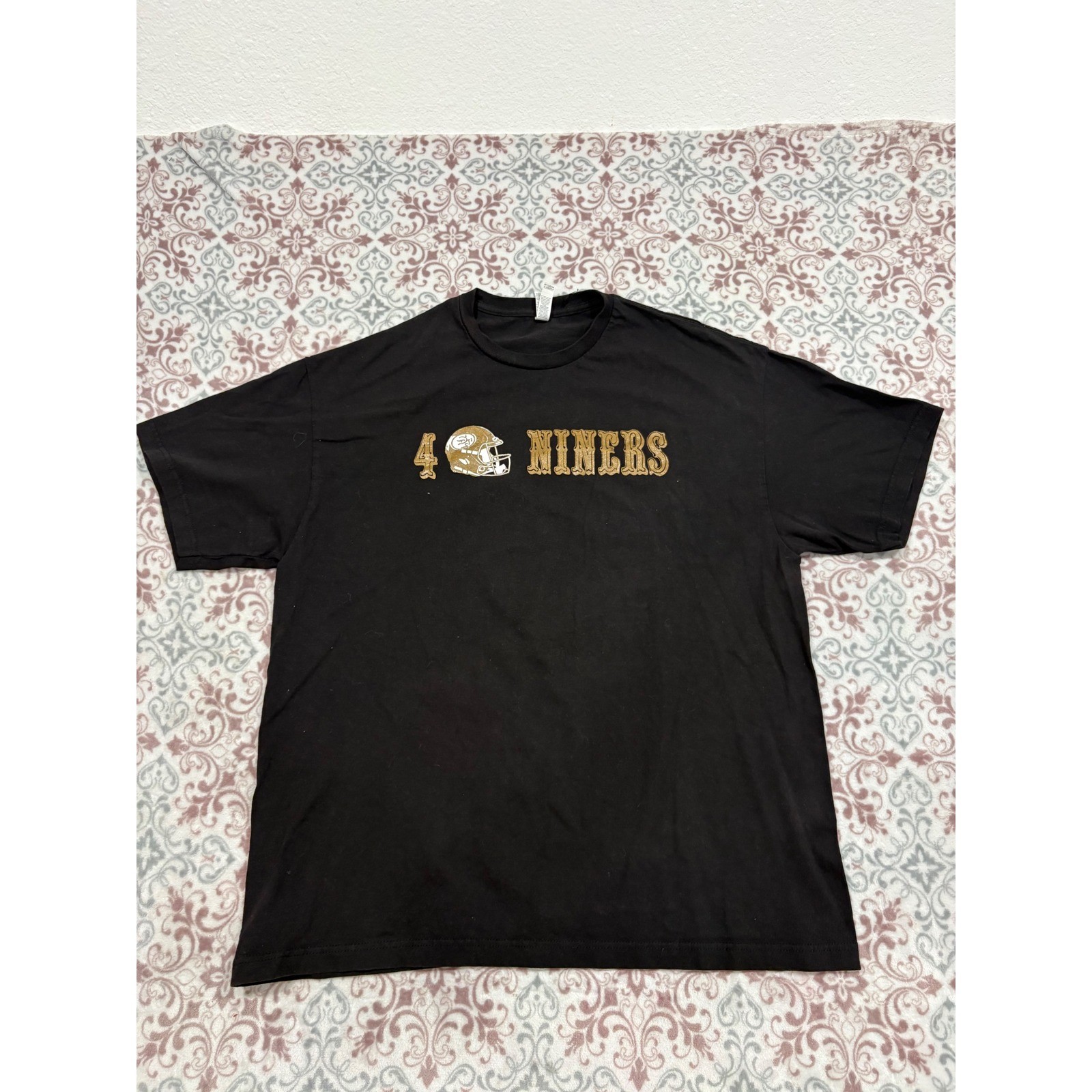 American Apparel 40 Niners LA Chapter SF 49ers T-Shirt Black XL Heavyweight 1301