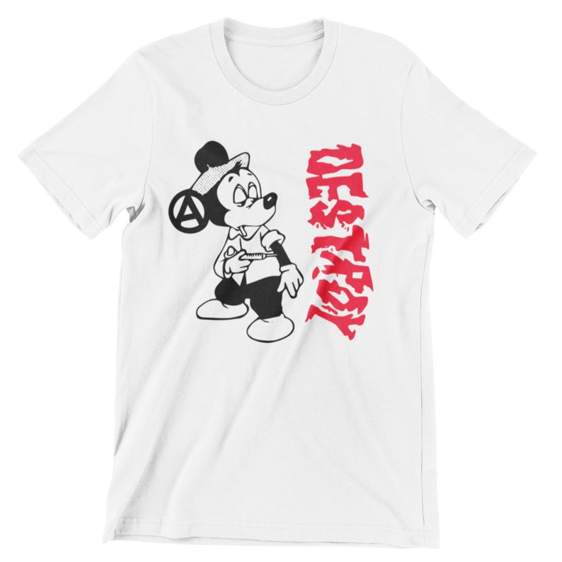 Destroy 70s Retro Punk T-Shirt, Unisex Tee