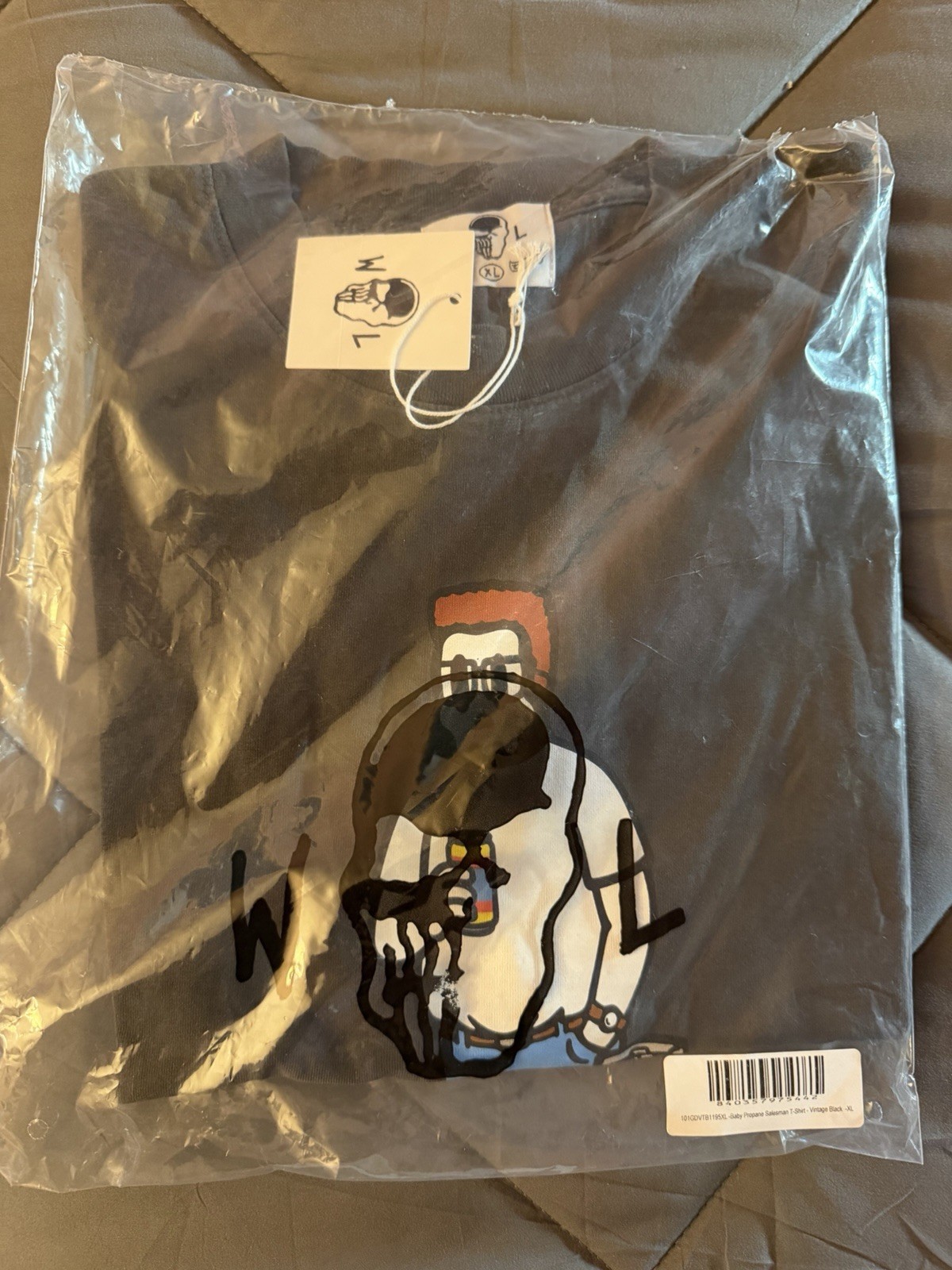 Warren Lotas Baby Propane Salesman(Hank Hill) Tee Size XL New In Plastic