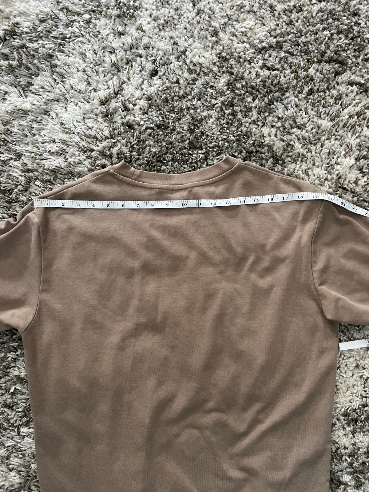 UNIQLO U AIRism Cotton Oversized T-Shirt Half-Sleeve Brown Men’s Medium