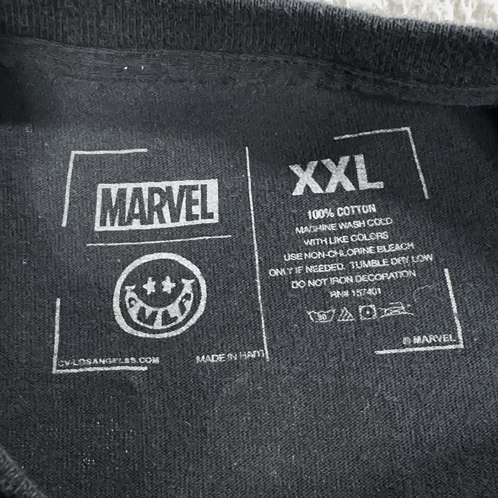 Deadpool Shirt Mens 2XL Black Marvel Graphic CV Los Angeles Superhero Comic