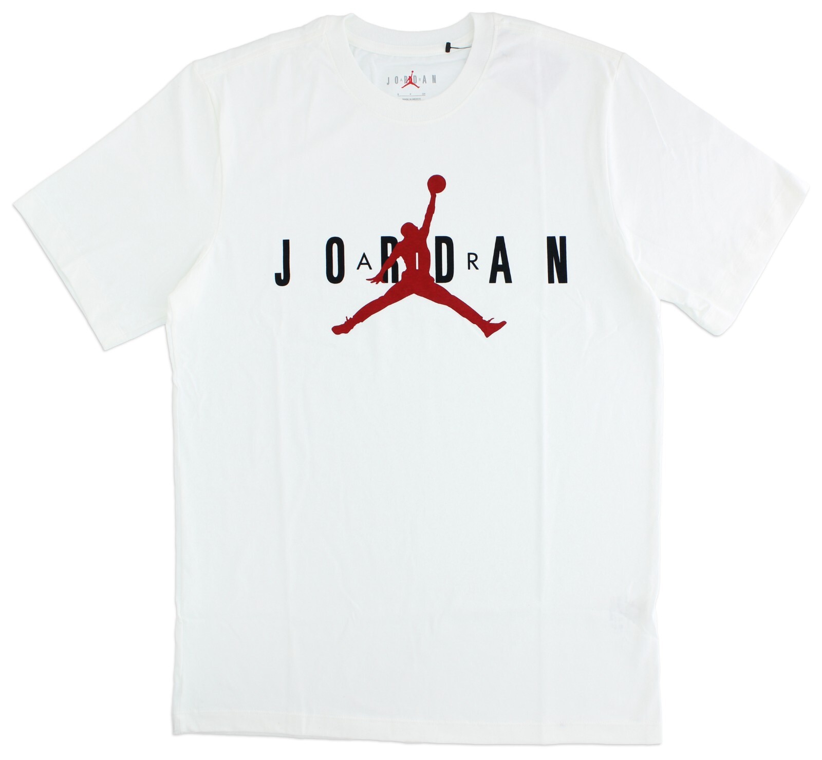Nike Men&rsquo;s Air Jordan T-Shirt CK4212, 100% Cotton Jordan Air Wordmark T-Shirt