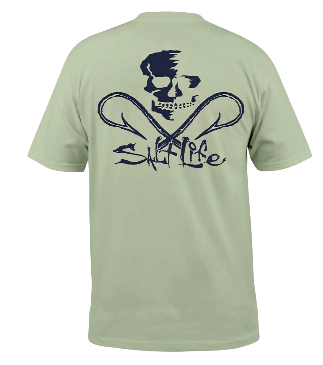 Salt Life Men&rsquo;s Big & Tall « Skull and Hooks », Graphic T-Shirt, XLT, 2XLT, 3XLT