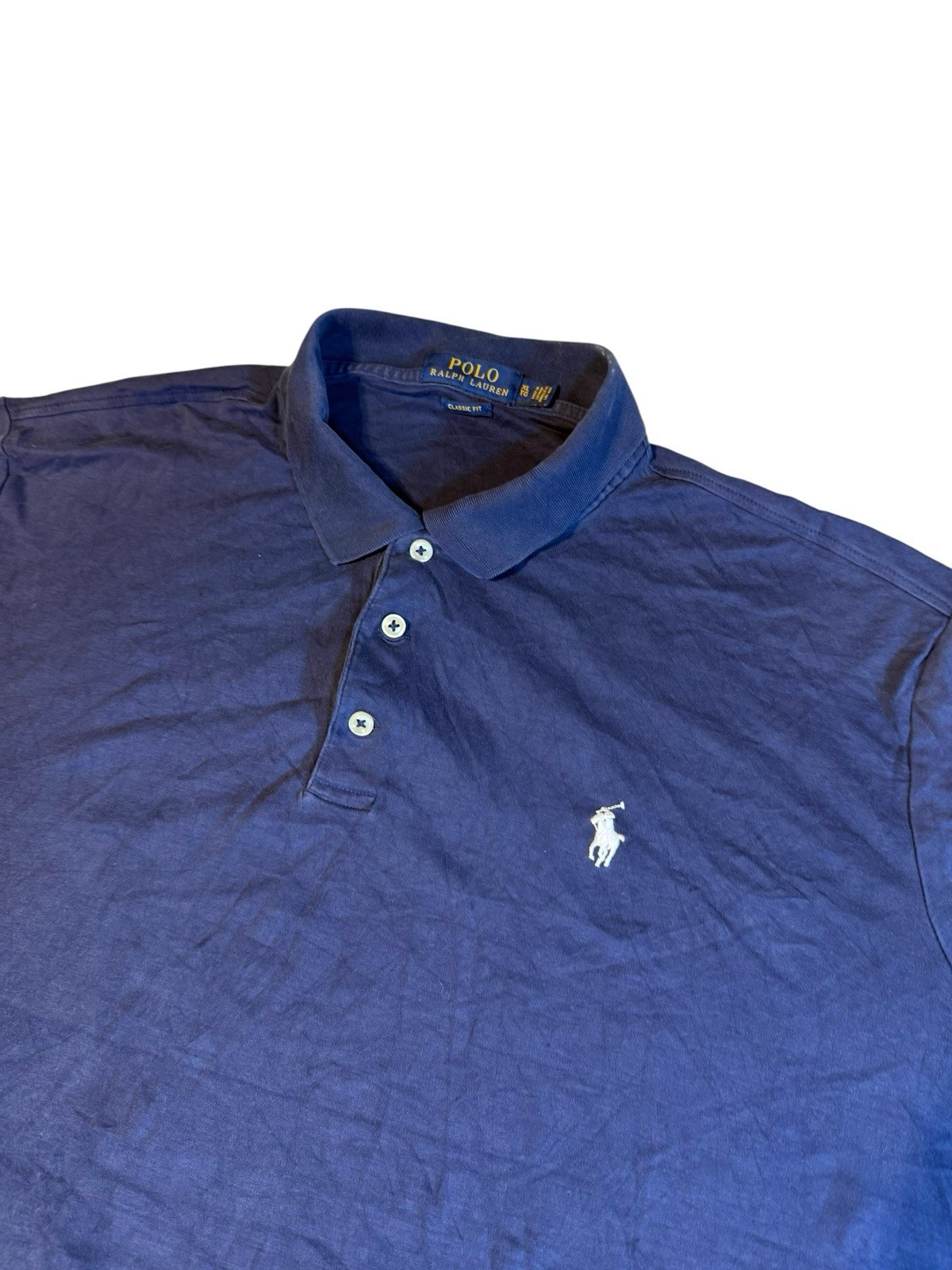 Polo Ralph Lauren, Polo, Size: XL, CLASSIC FIT, Blue, Print, Men&rsquo;s T86