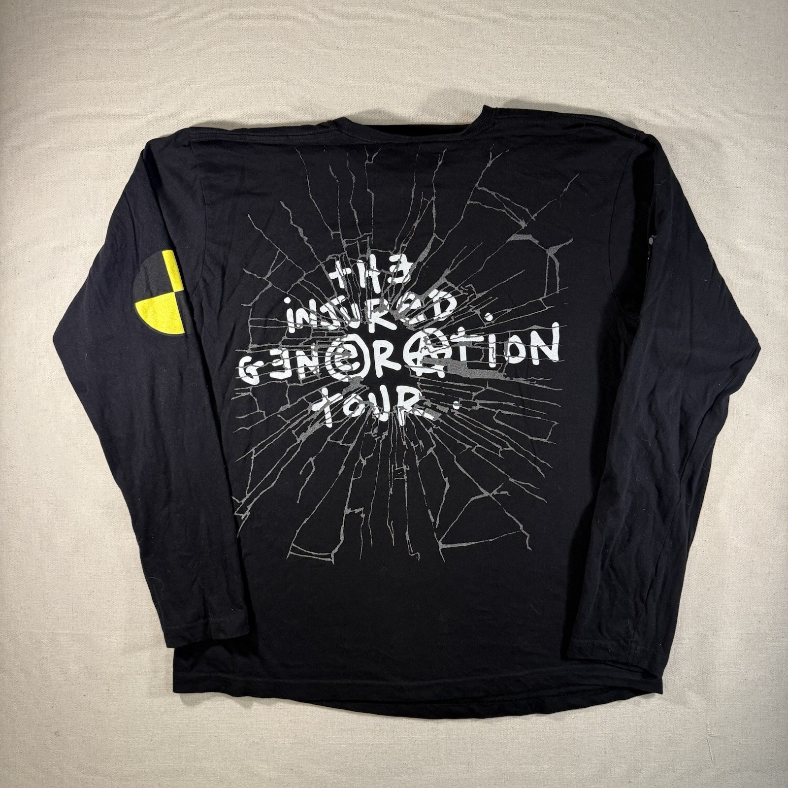 ASAP Rocky Injured Generation Tour Shirt Mens Sz L Double Sided Rap Music 2019