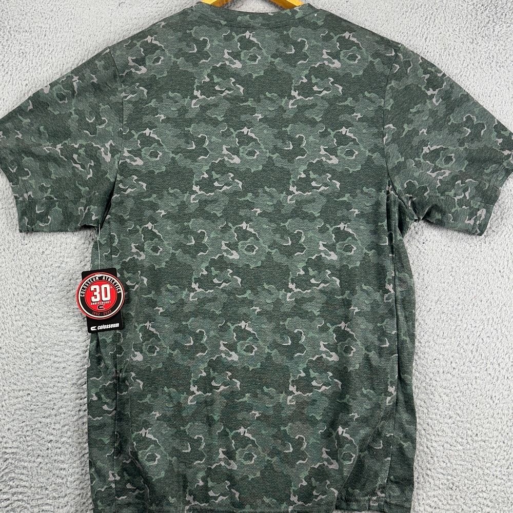 NEW Bemidji State Beavers T-Shirt Mens Large Green Camo Athetic Tee Colosseum