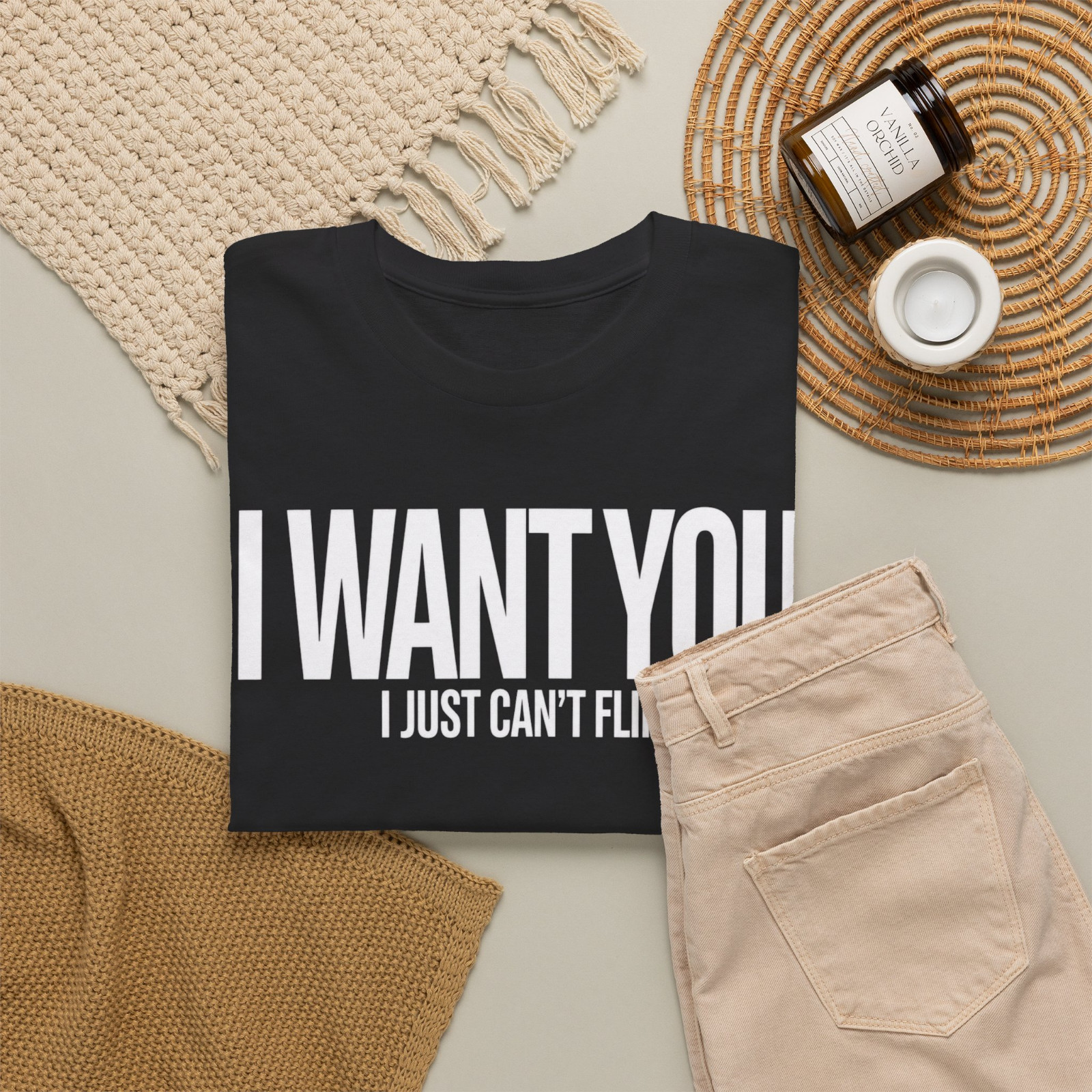 I Want You I Just Can’t Flirt Funny Dating Quote T-Shirt