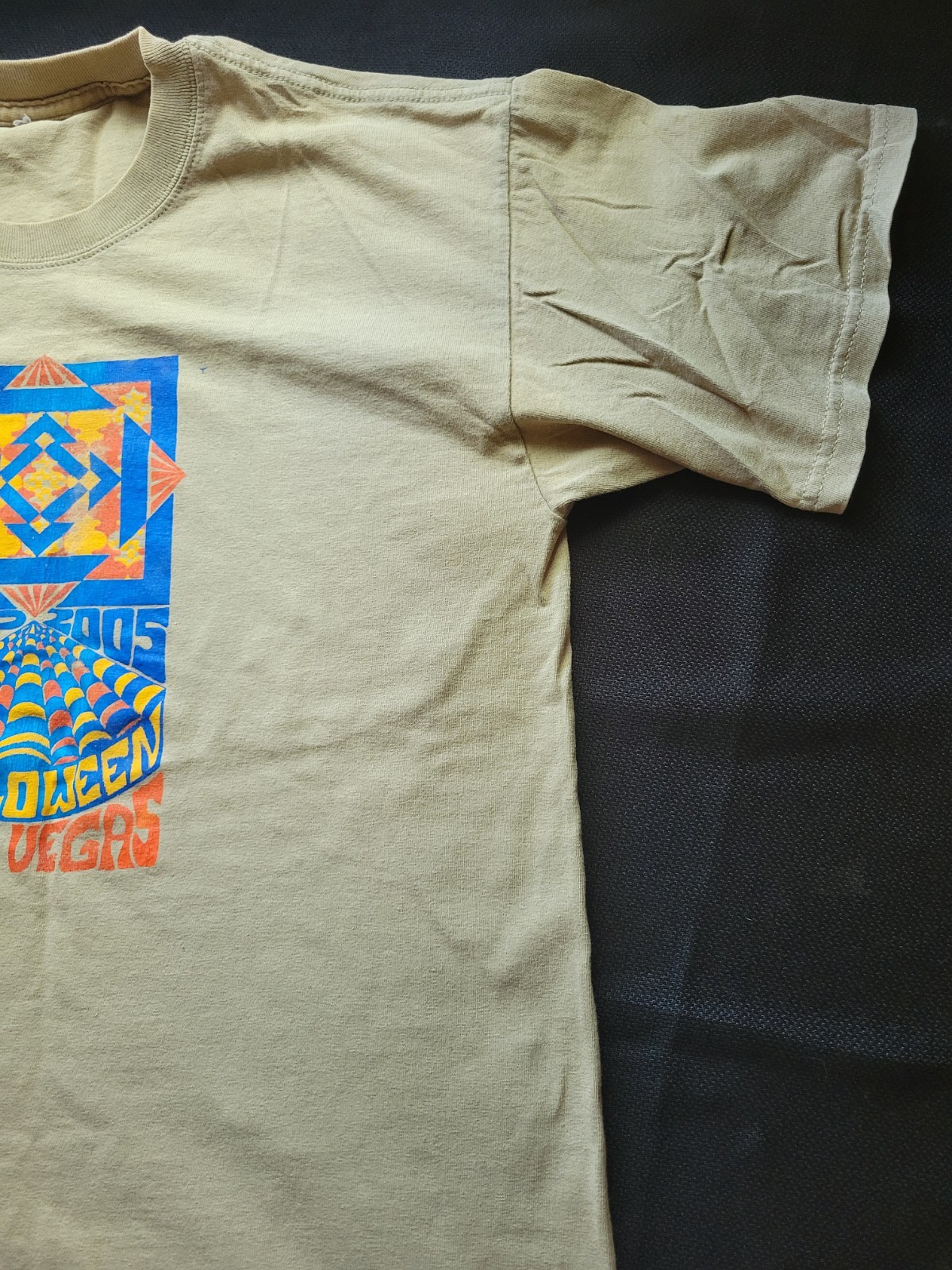 Widespread Panic T-shirt, Halloween Las Vegas 2005, Light Brown Med/Large