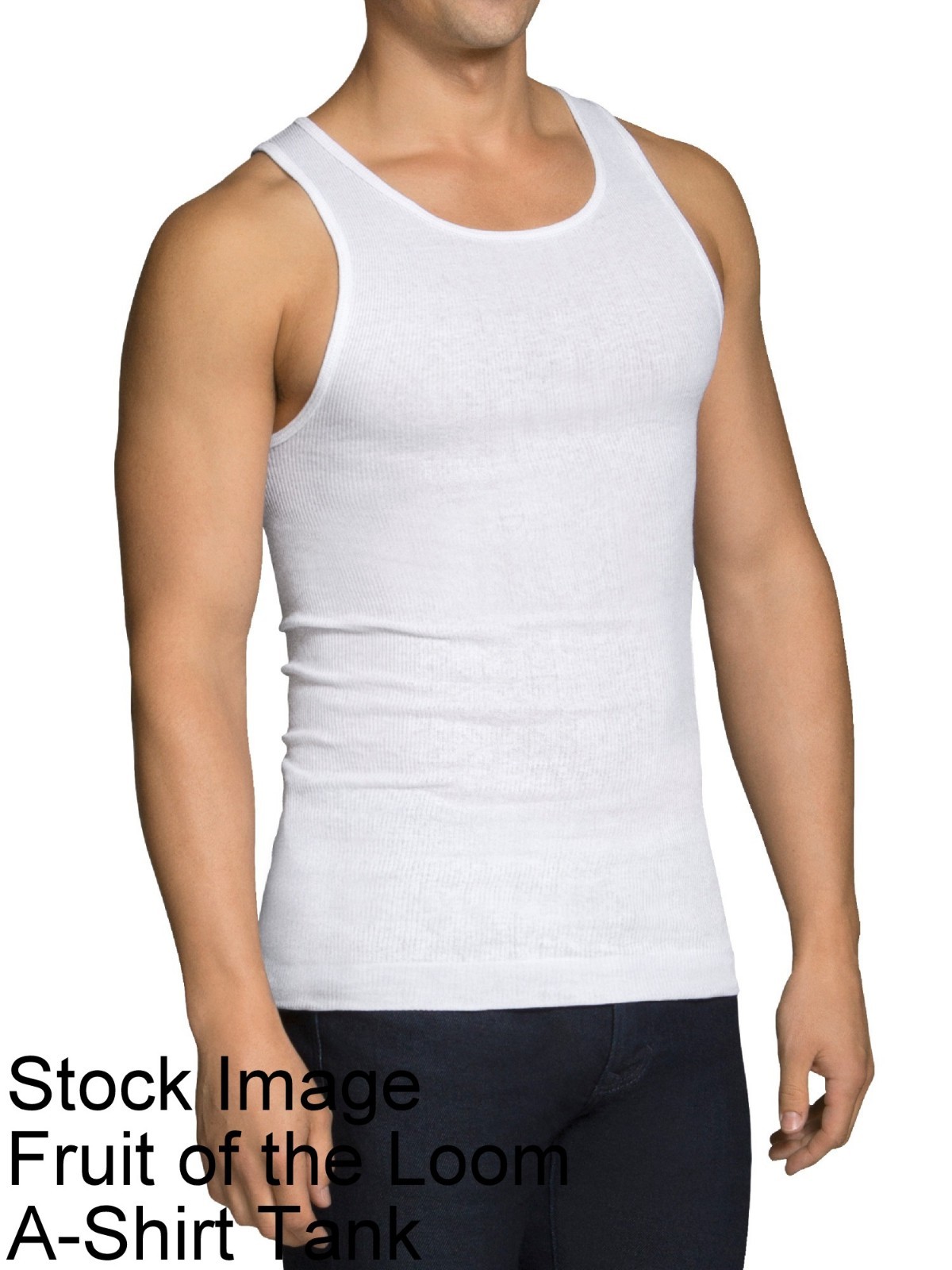 5 Blue Gray Red Small S 34-36 Inch A-Shirt Tanks Fruit Of The Loom CH 86-91 CM