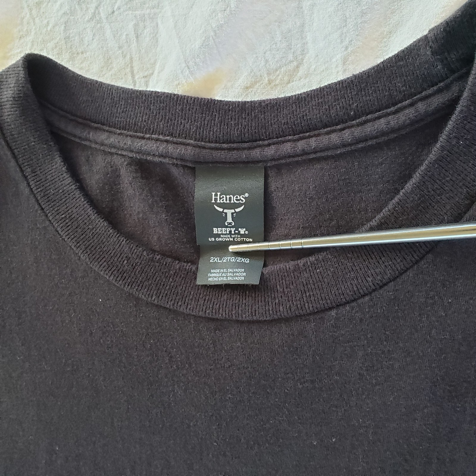Hanes Beefy-T Men&rsquo;s Size 2XL Heavyweight Cotton T-Shirt Dos Hombres Cocina