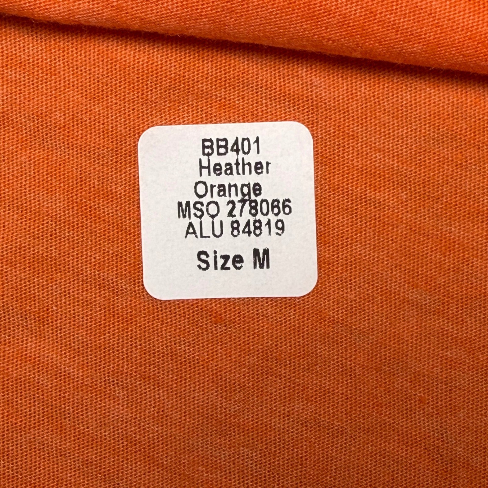 Only NY Mens Heather Orange American Flag Sleeve T-Shirt Size M Made in USA