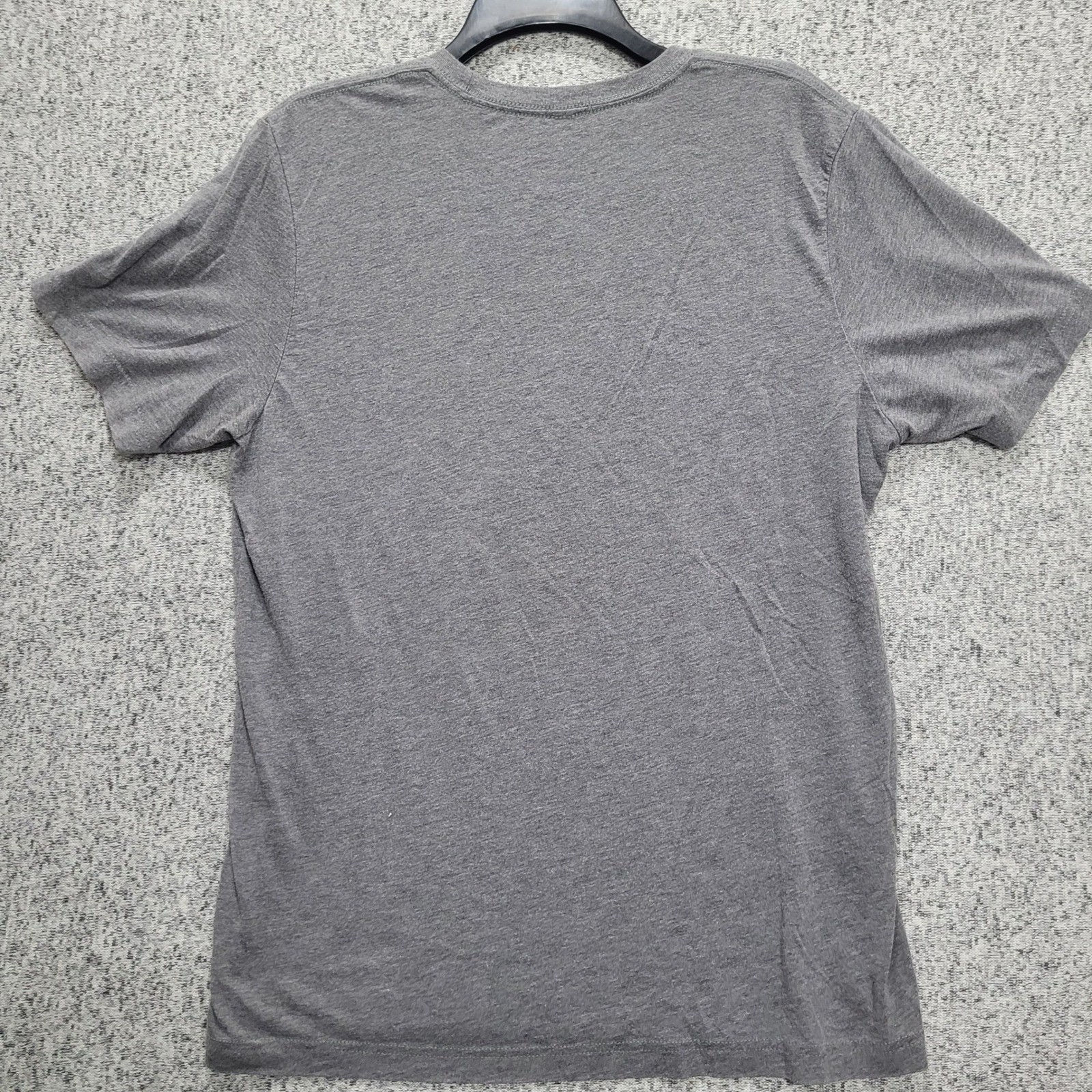 Texas AM Bella Canvas Grey T-Shirt My Rock Salvation Psalm 62:6 Aggies Mens L