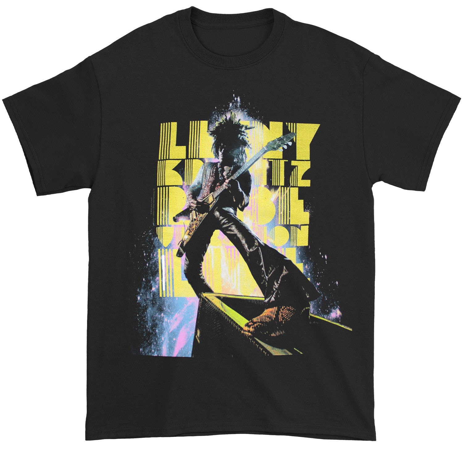 Men&rsquo;s Lenny Kravitz Raise Vibration Tour 2018 T-shirt Small Black