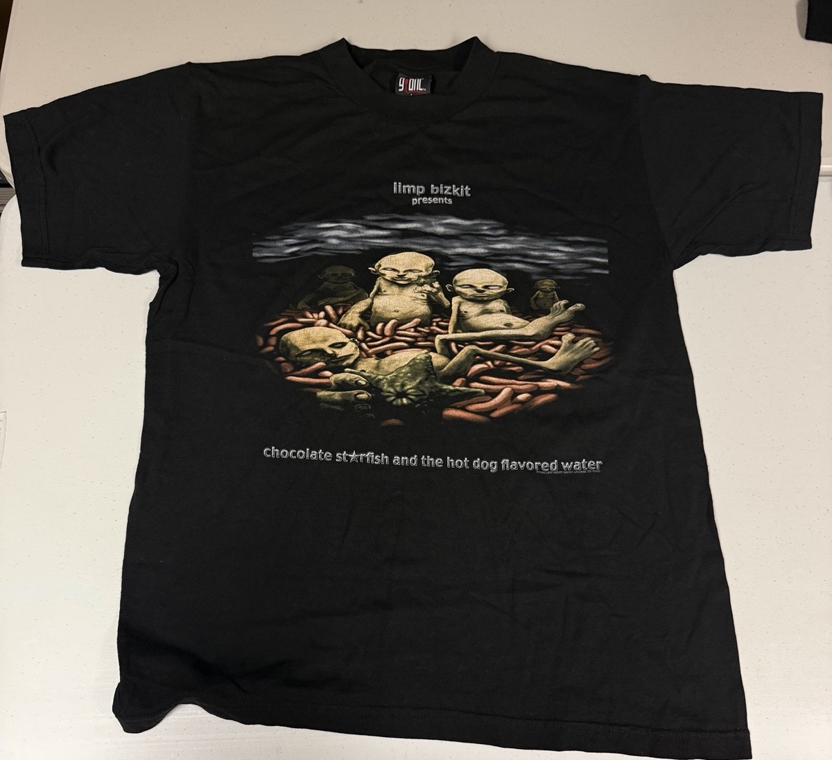 Vintage NEW 2000 Limp Bizkit Large Chocolate Starfish Shirt Original Fred Durst