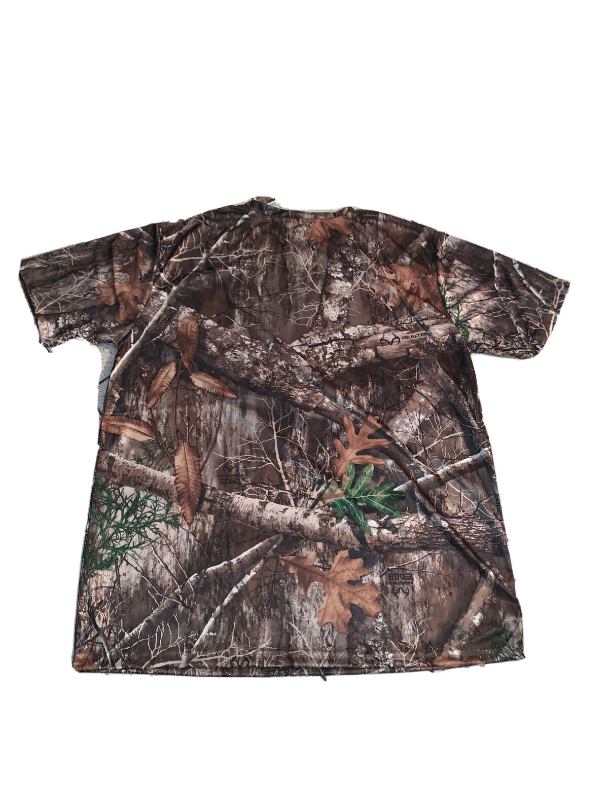 2XL Real Tree Edge 100% Polyester Camouflage Short Sleeve Shirt (RT3)