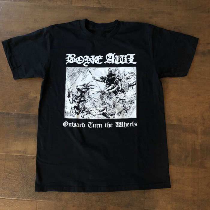 Bone Awl – Onward TS Black unisex Cotton T-shirt