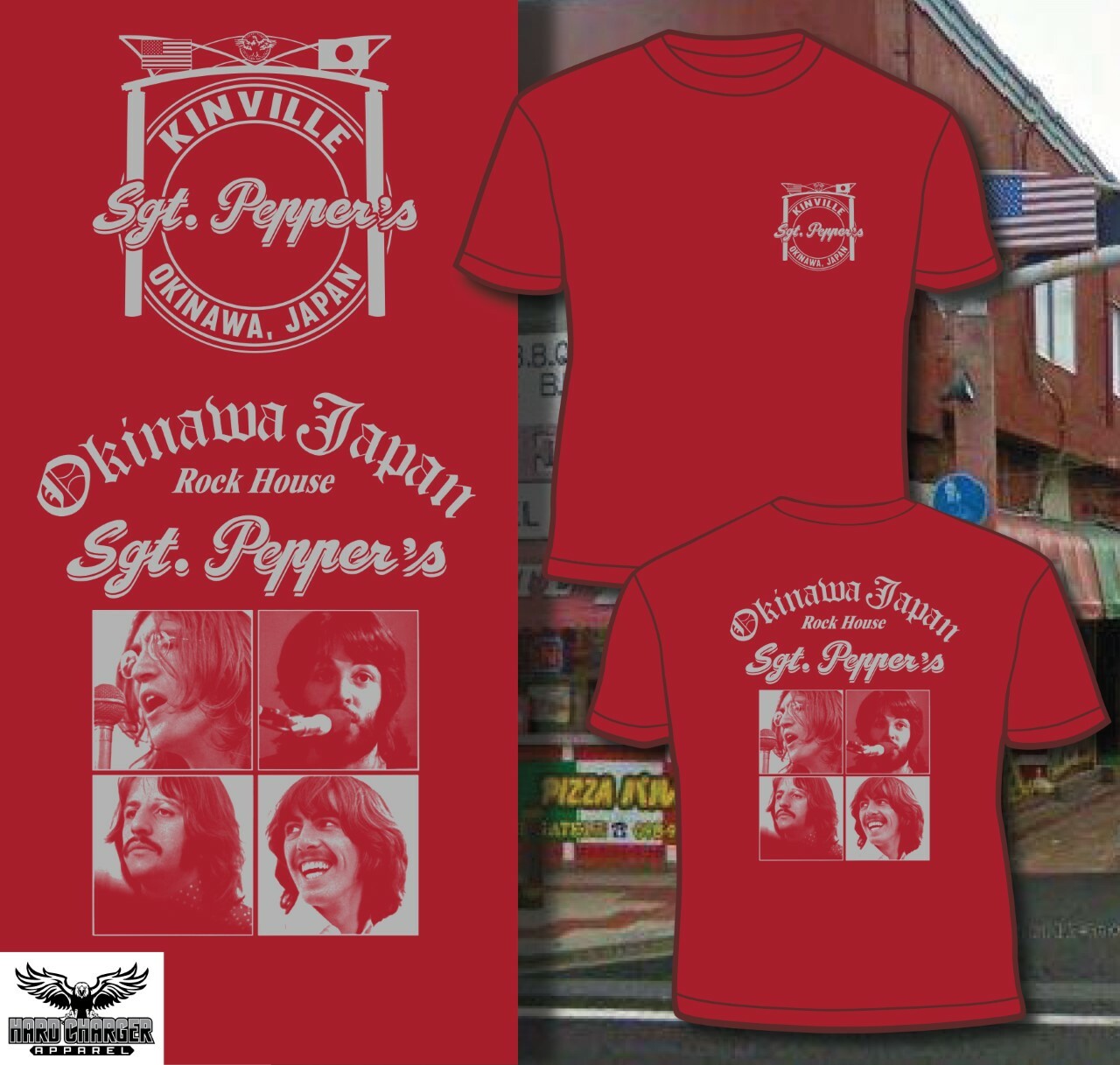 Sgt Pepper&rsquo;s Rock House Kinville Naha Okinawa Japan T-shirt