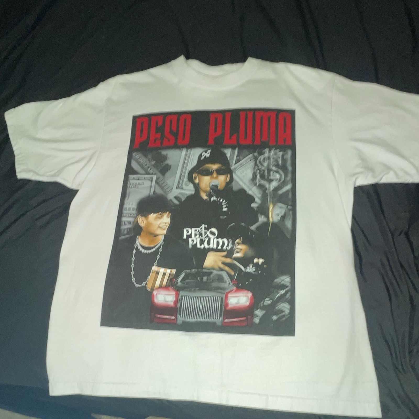 Shaka Wear Super MAX Heavy Peso Pluma Crew Neck Short Sleeve T-Shirt White XL