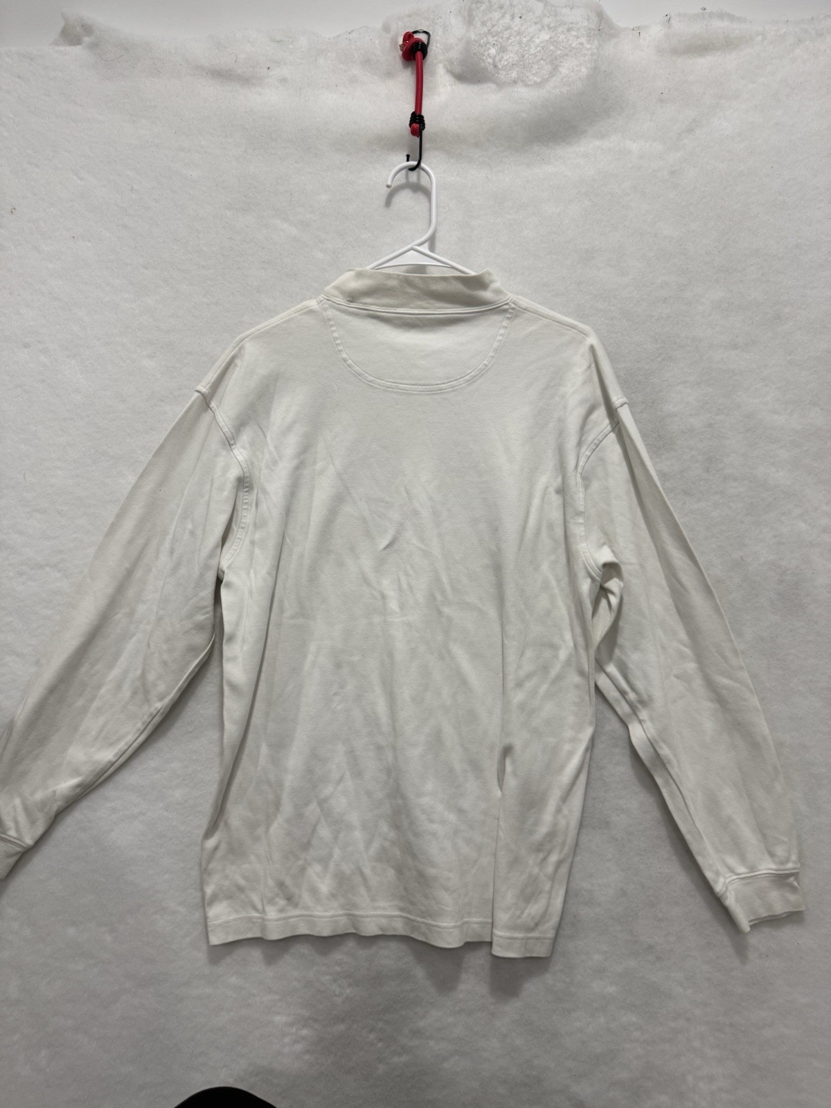 Pendleton Shirt Men&rsquo;s M Long Sleeve White Mock Neck Straight Hem
