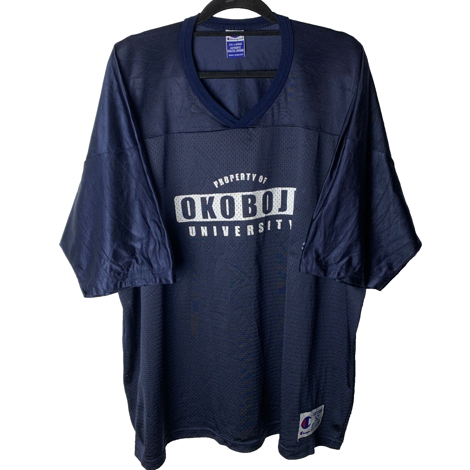 USA University Iowa Sports Football Okoboji Navy Blue Jersey Men&rsquo;s Size 2XL