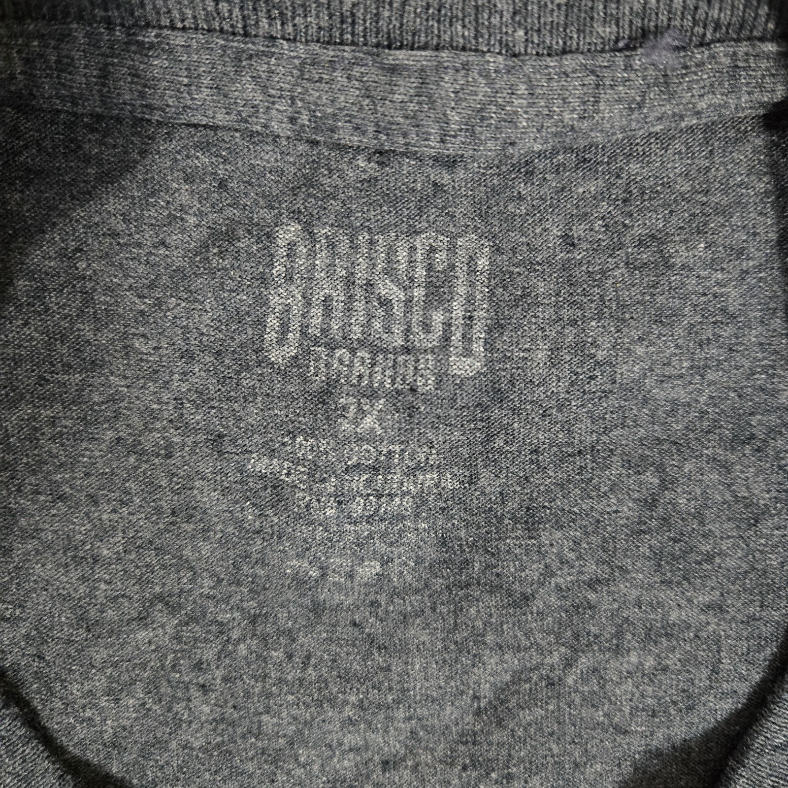 Brisco Journey Band Tshirt Classic Rock Tour Unisex 2X Grey Reprint