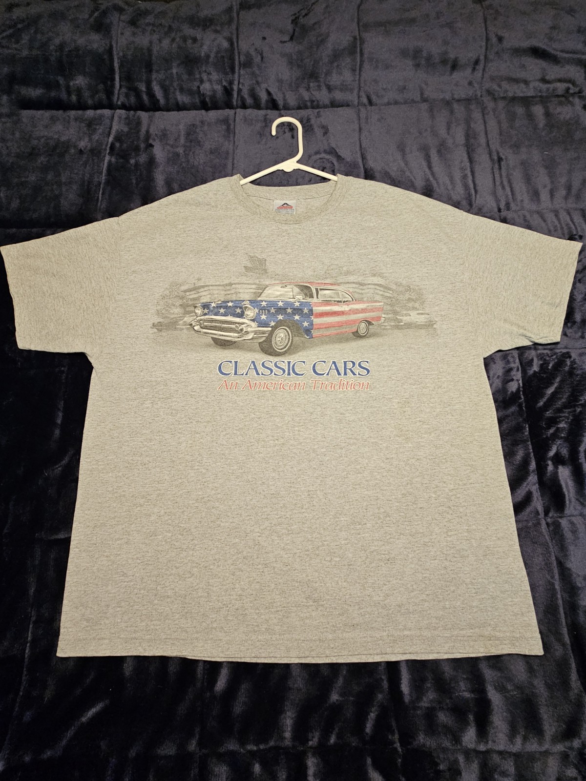 Vintage Classic Cars An American Tradition T Shirt 2XL Alstyle AAA USA Fabric