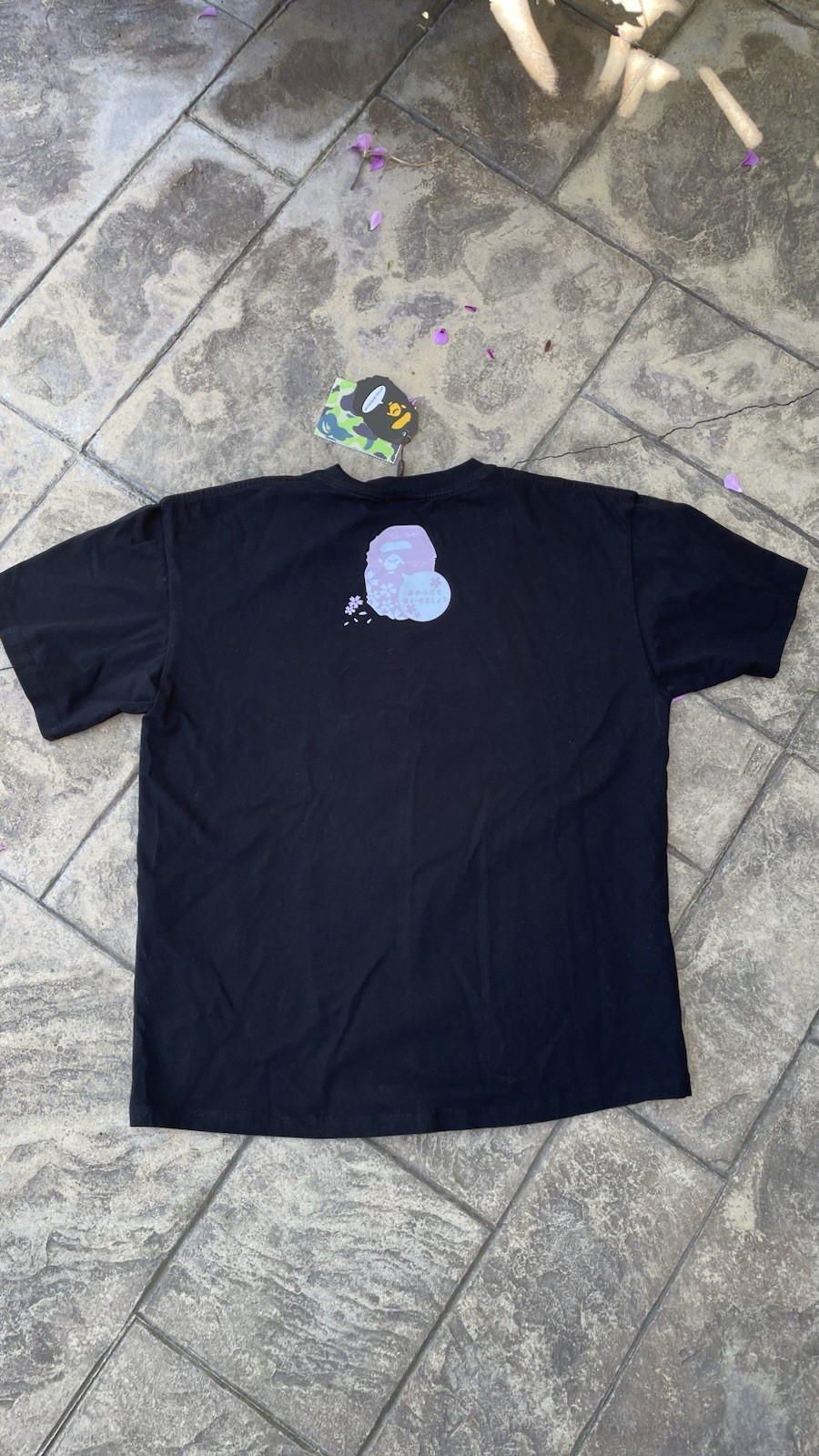 A Bathing Ape BAPE Black Ape Head Graphic Tee Men&rsquo;s SIZE SMALL Cotton
