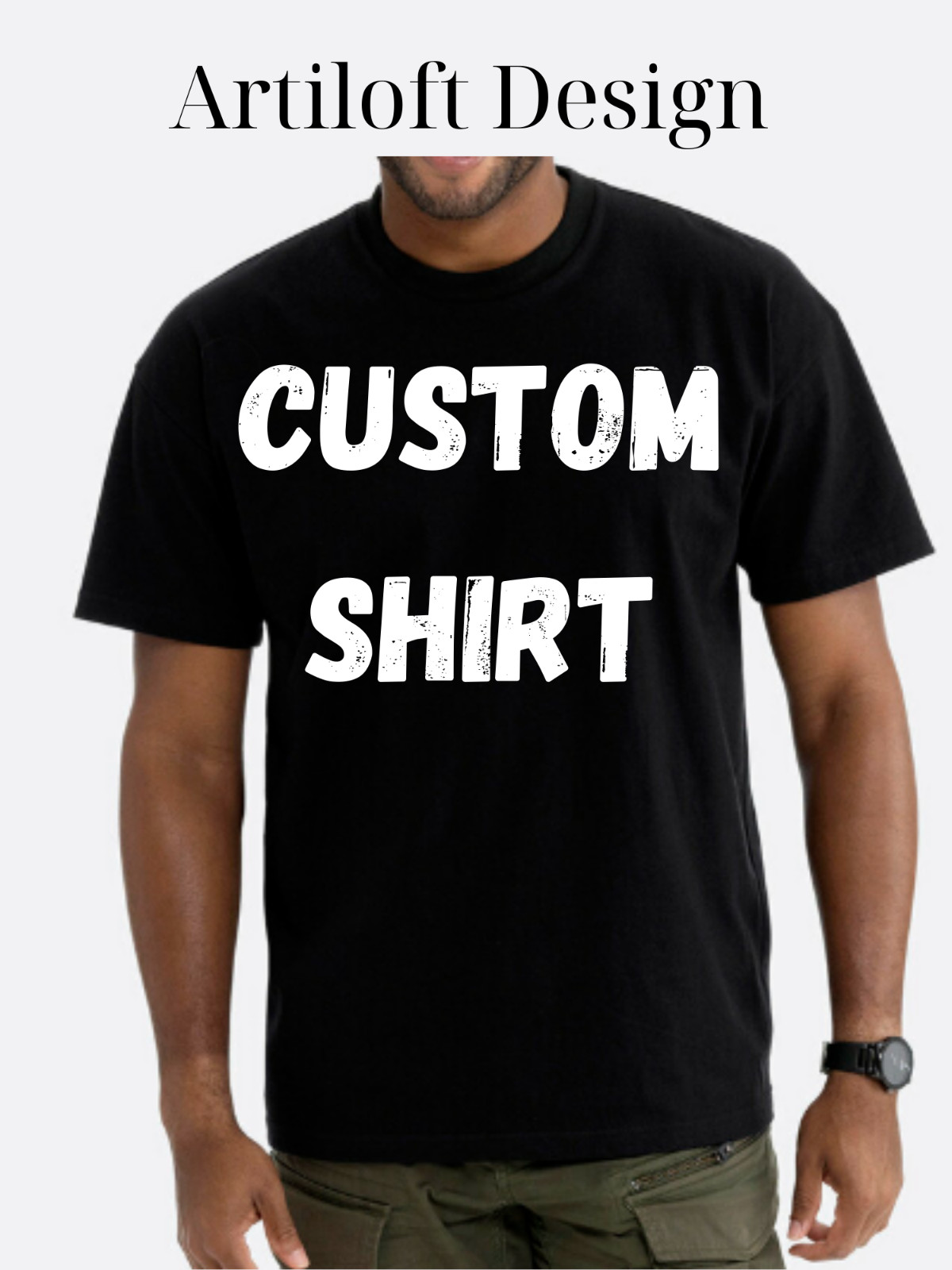 Create Your Own Text Shirt Unisex High Quality Oversize Heavy Cotton Tee