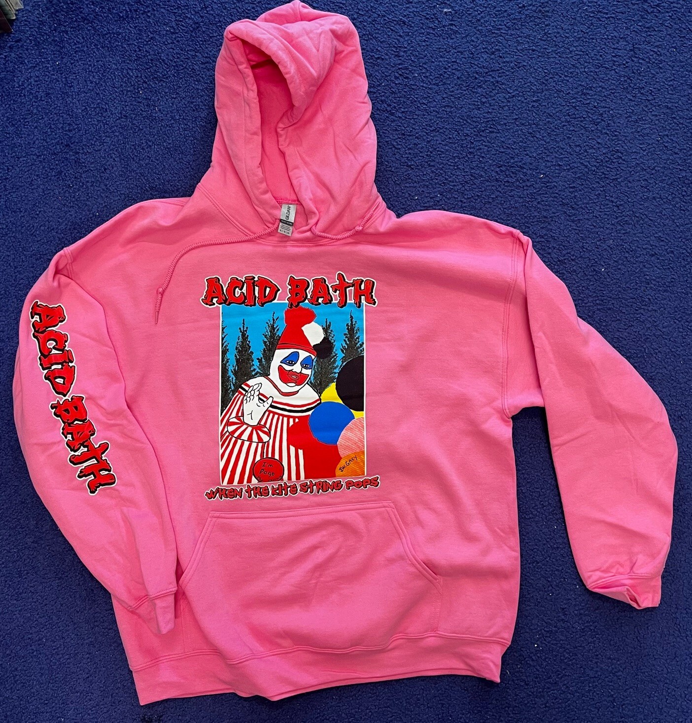 ACID BATH – WHEN THE KITE STRING POPS – Hoodie Azalea Pink OFFICIAL