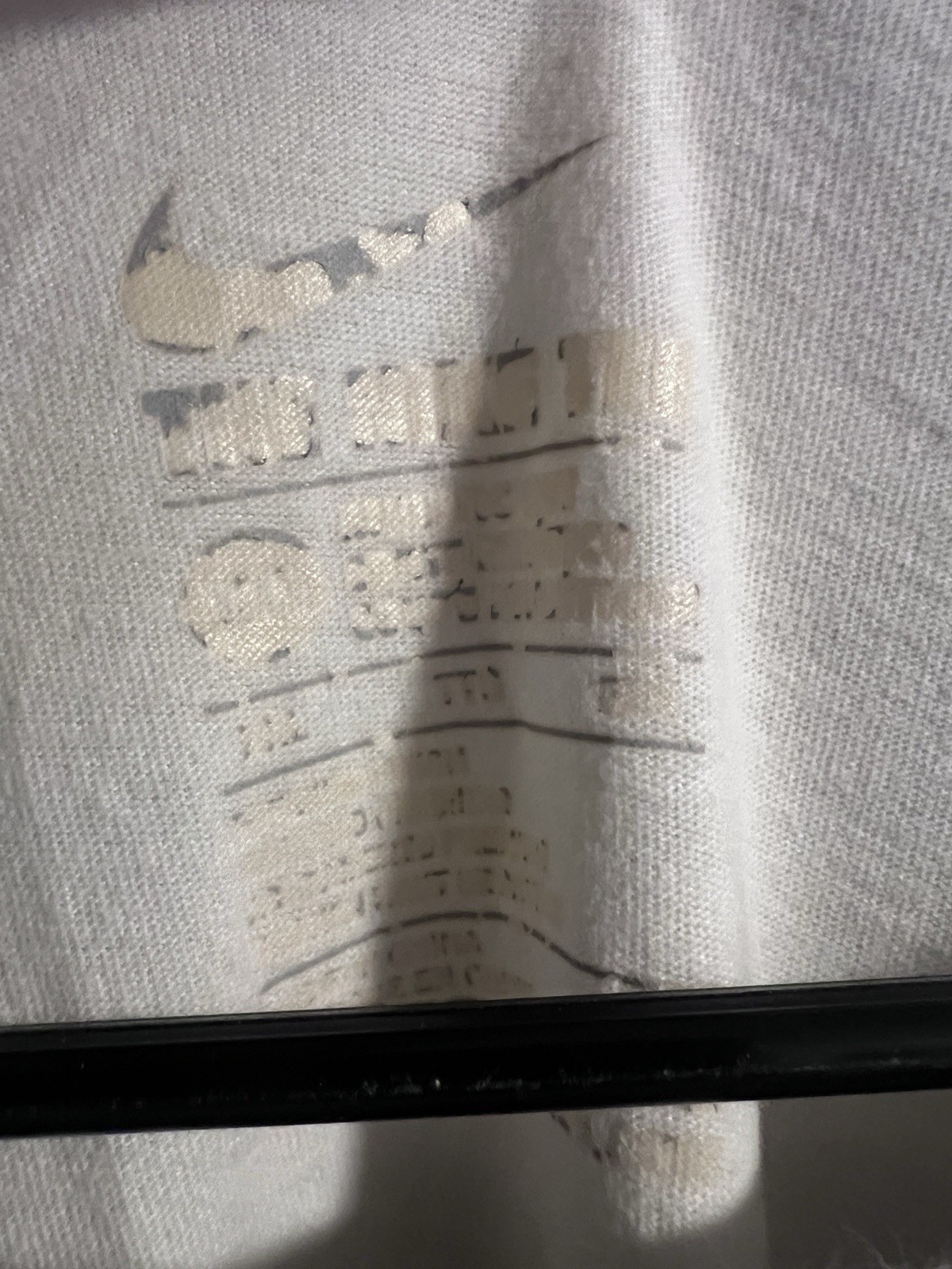 Nike Kobe Bryant White Gray Snakeskin Graphic Athletic Cut T Shirt Size XL