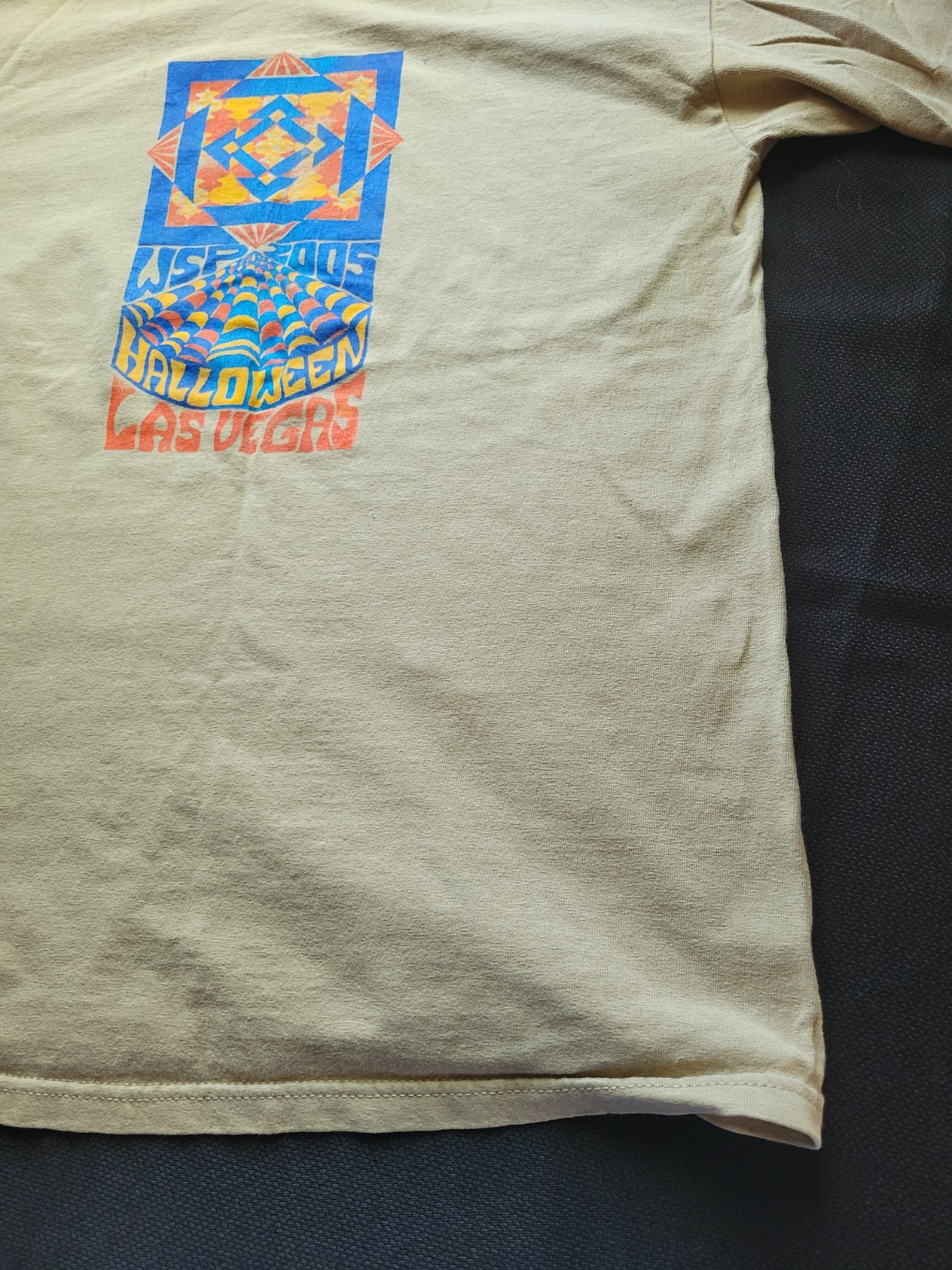 Widespread Panic T-shirt, Halloween Las Vegas 2005, Light Brown Med/Large