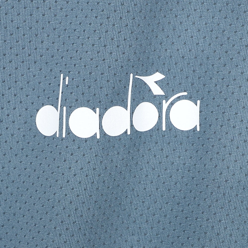 diadora Tennis Crew Neck Short Sleeve Athletic T-Shirt Mens Blue Casual Tops 180