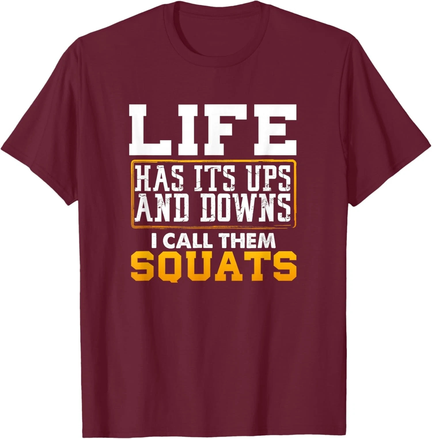 Funny Fitness Gym Workout Weights Squat Cool Lover Unisex T-Shirt