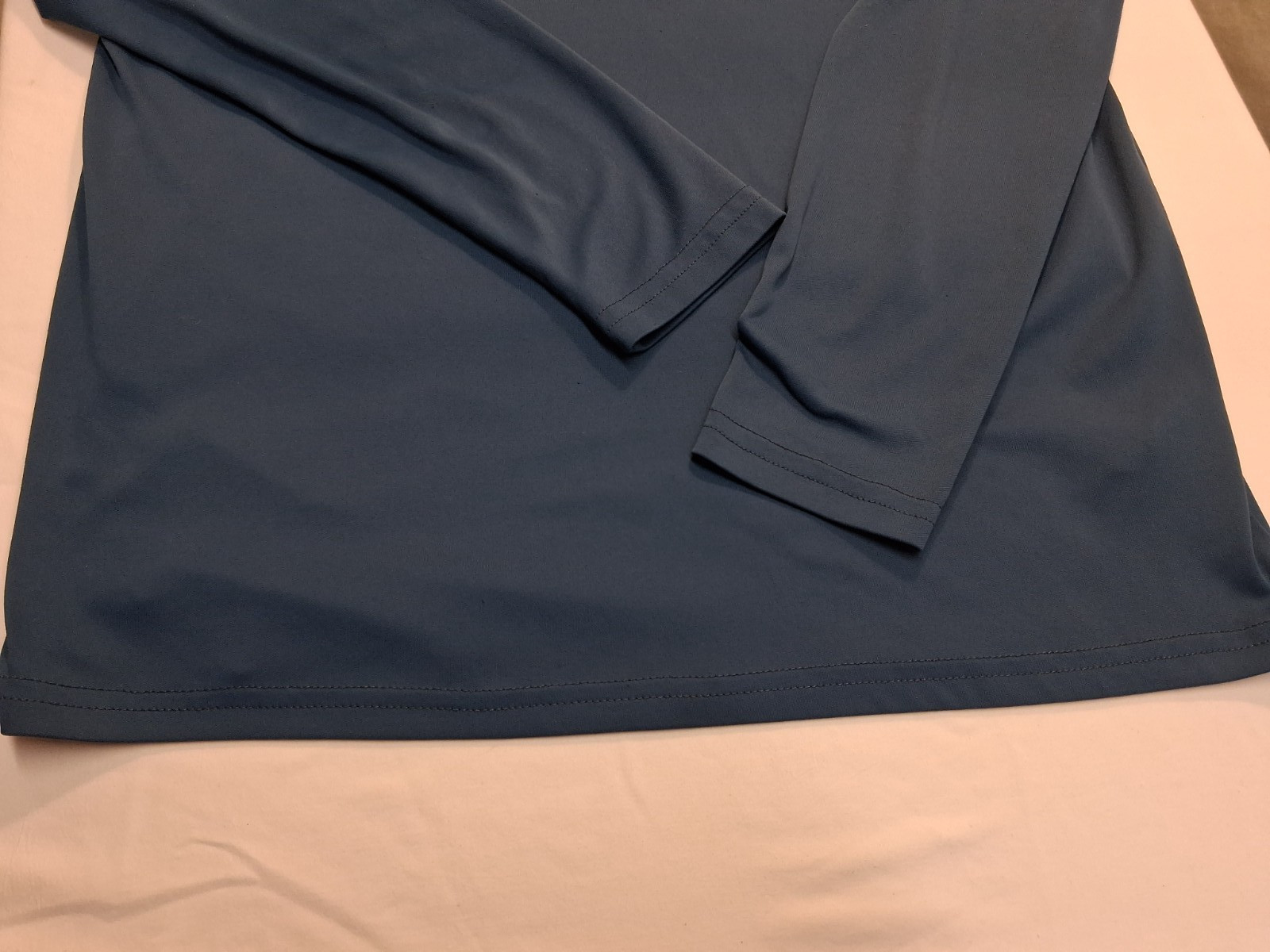 Reel Life Long Sleeve Polo/T-shirt, Sz. Med Color Mid Night Blue 100%Polyester