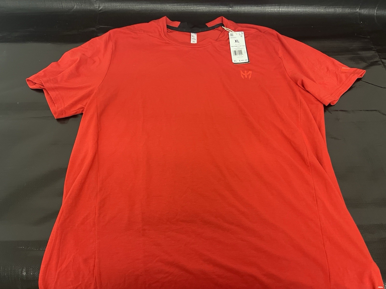 $45 ADIDAS x Patrick Mahomes D4T Tee Shirt Men XL EXTRA LARGE Red KC Chiefs NEW