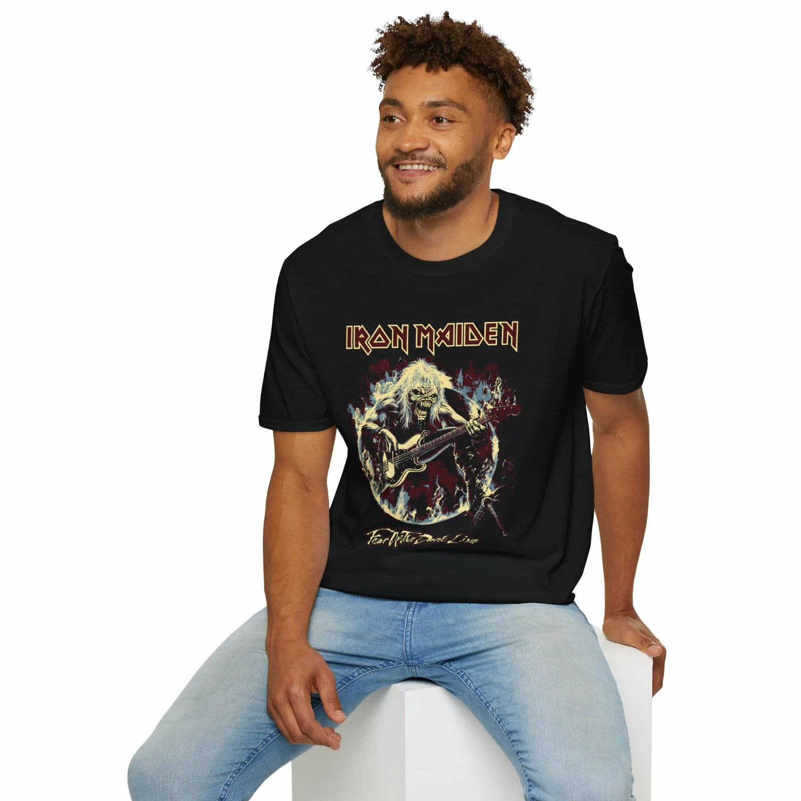 Iron Maiden Fear of the Dark Black T-Shirt