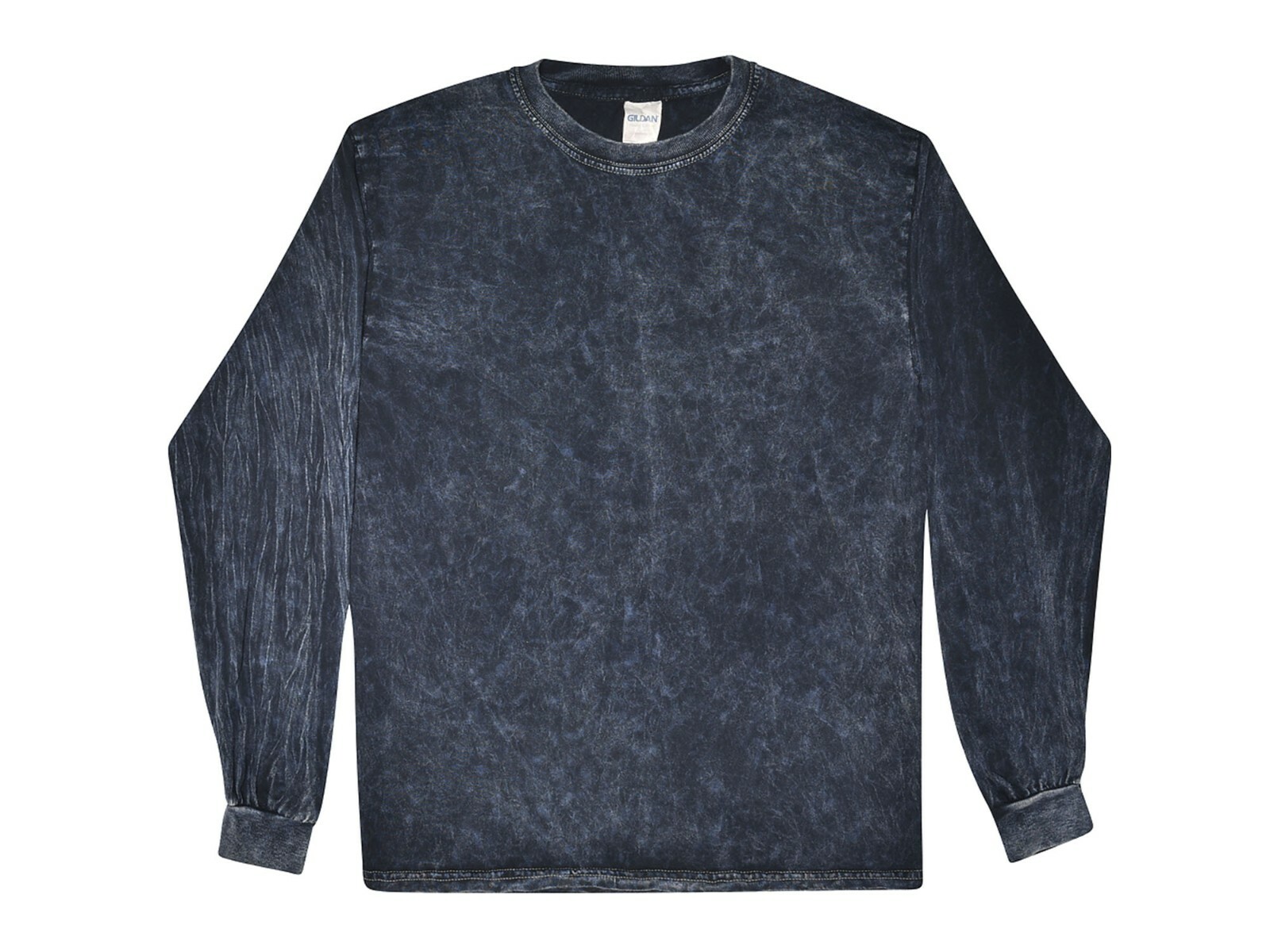 Navy Long Sleeve Vintage Mineral T-Shirt Adult S M L XL XXL XXXL 100% Cotton
