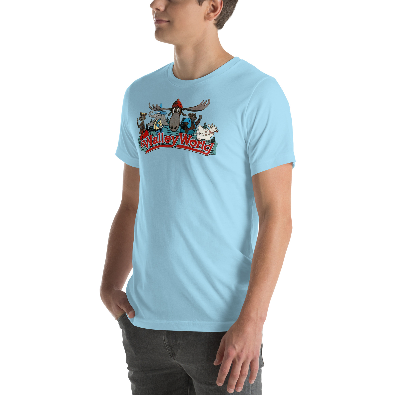 WALLEY WORLD – Blue « Chevy » T-Shirt 80&rsquo;s Comedy Griswold Movies Vacation