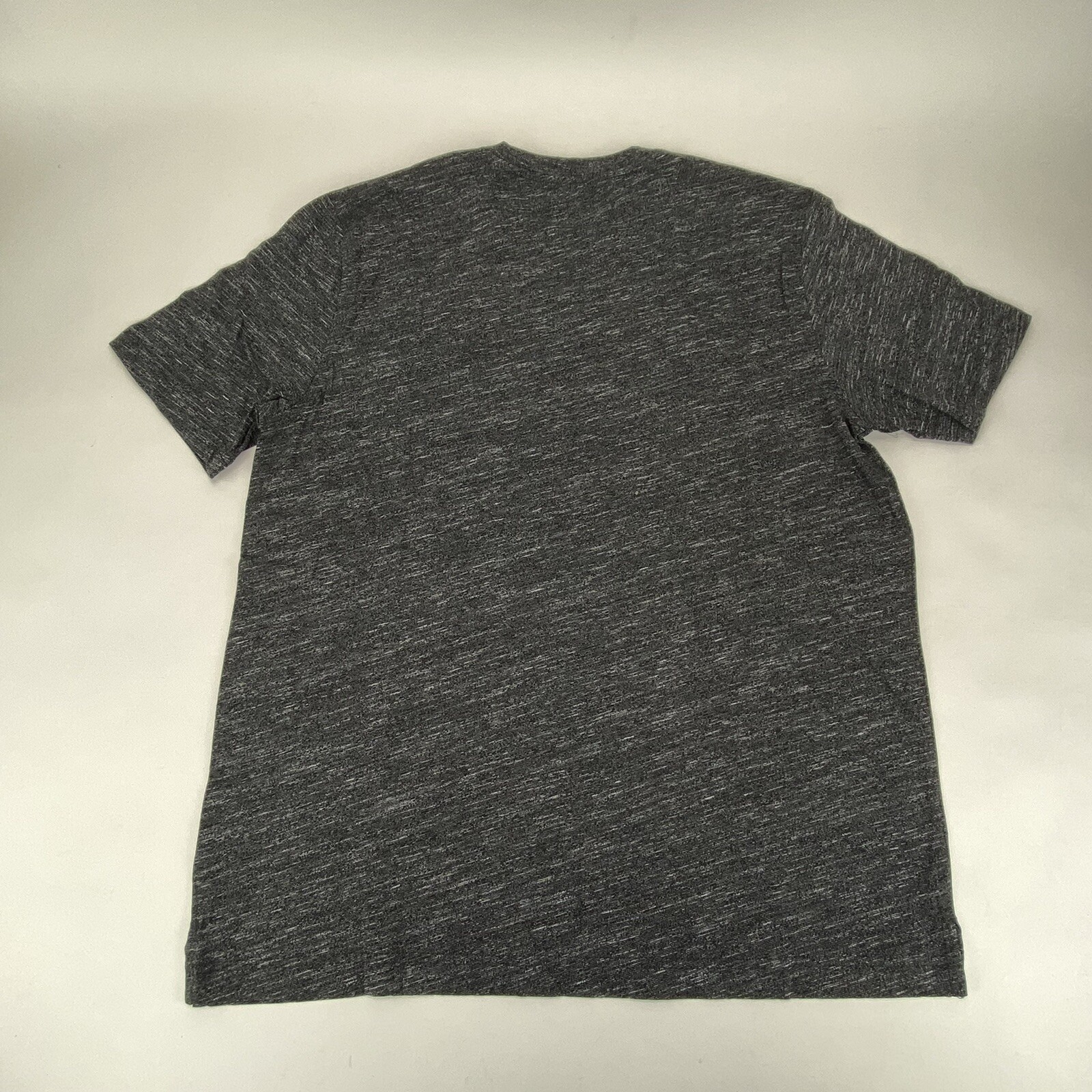 Greg Norman Casual Crewneck Heathered Short Sleeve T-Shirt Black Mens