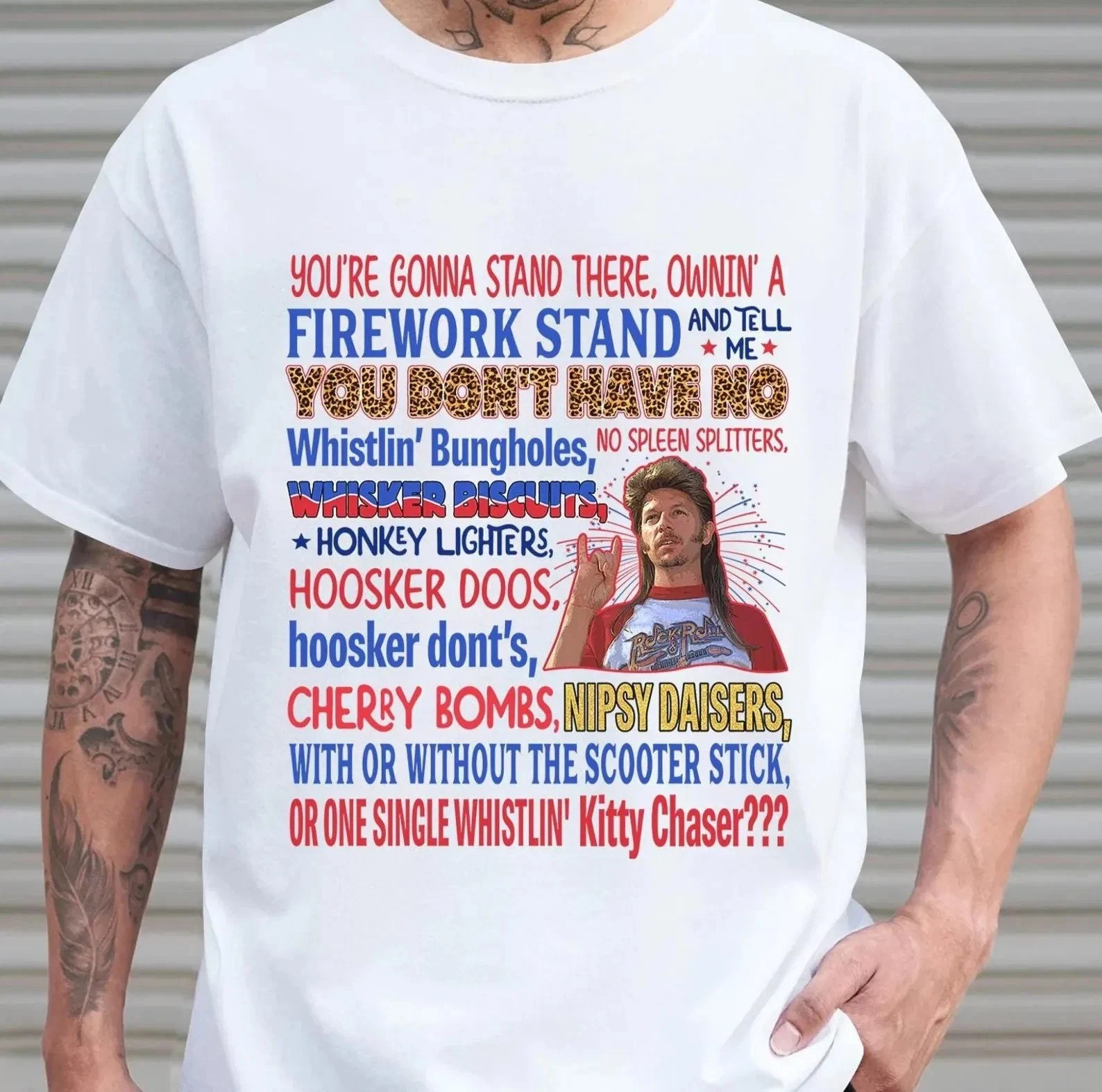 Joe Dirt Shirt, Fourth Of July Shirt, Joe Dirt Fireworks Shirt
