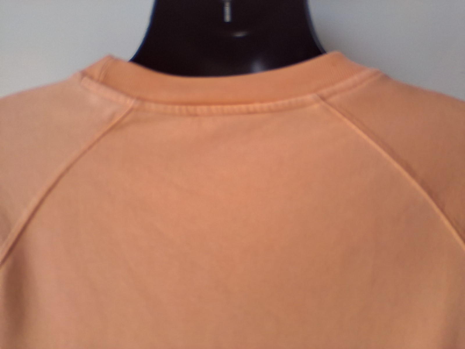 MAISON KITSUNE Tri-color Fox Patch Adult Large Sweatshirt Orange