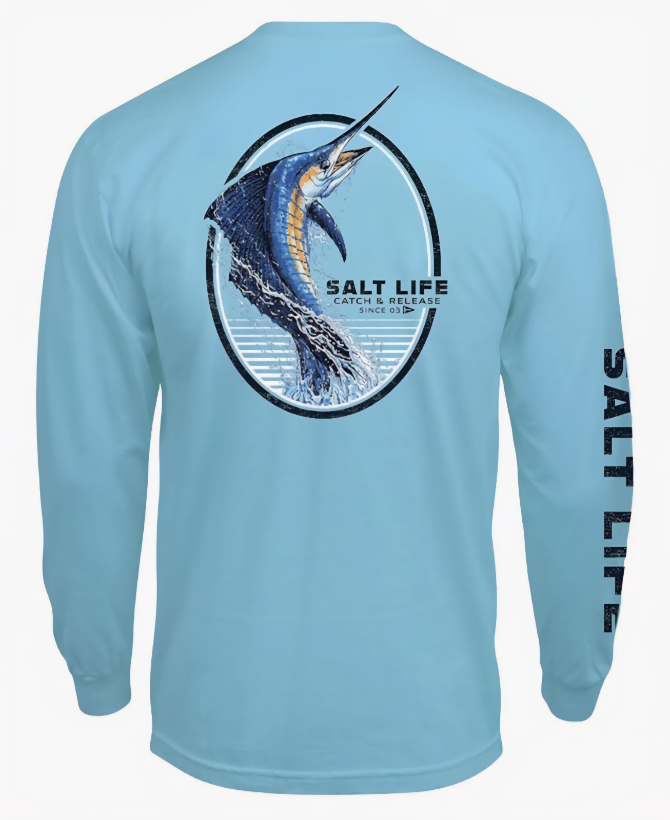 Salt Life « Catch & Release » Men&rsquo;s Long Sleeve, Graphic T-Shirt, Lg or 2XL