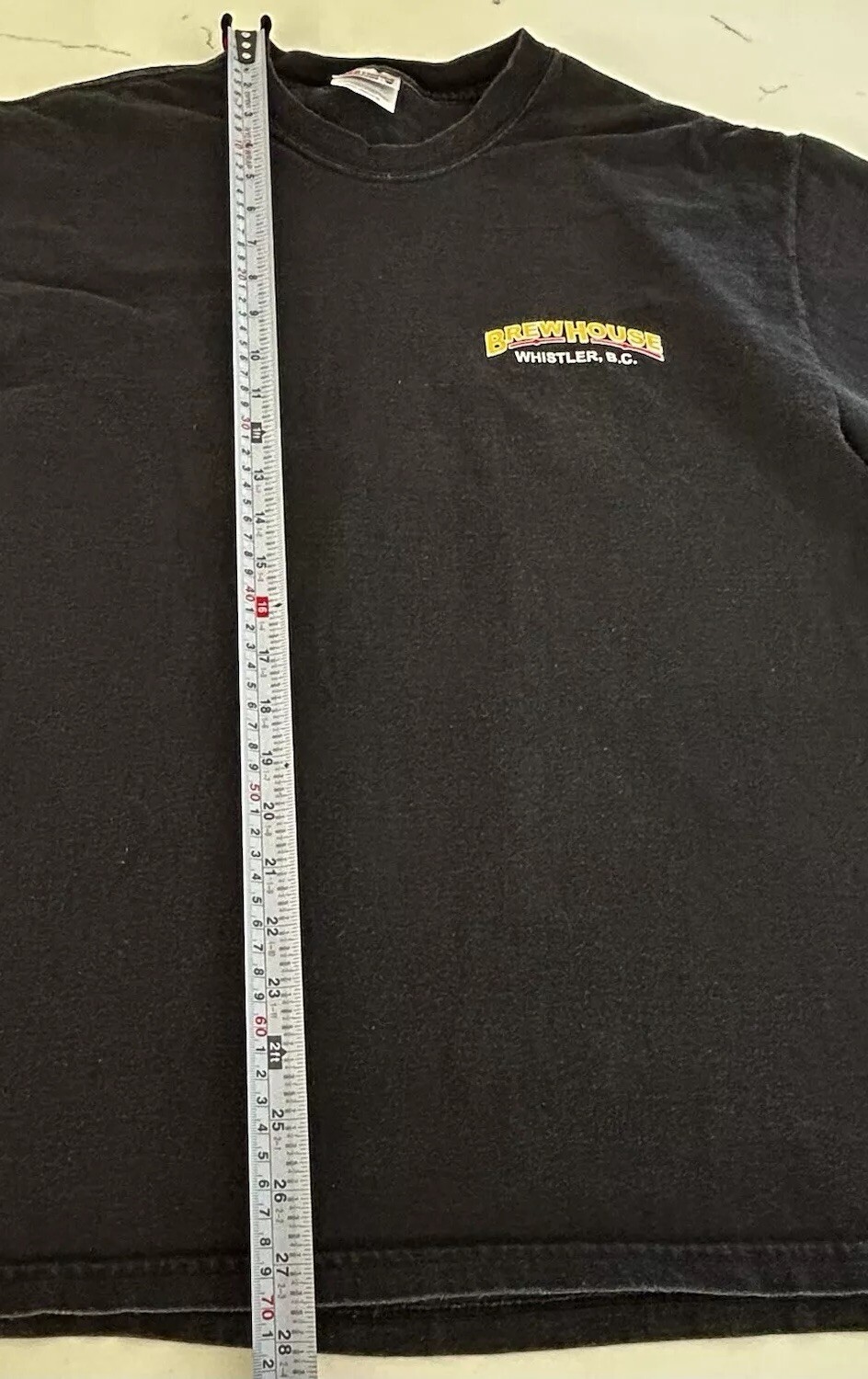 Vtg Whistler BC Brewhouse Pub T- shirt, Adult L Lifty Lager High Mt Brewery
