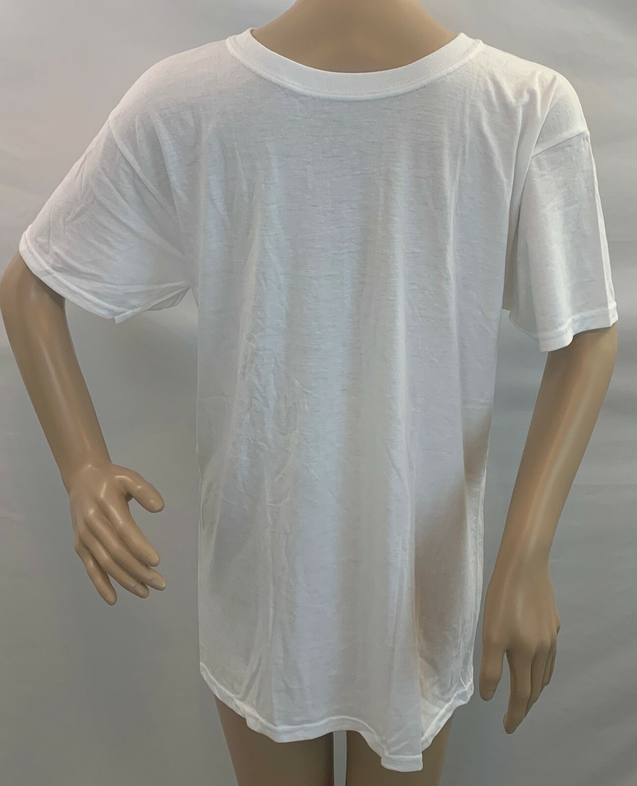 HANES gray or white short sleeve comfort soft modal blend crew neck T-shirt, S
